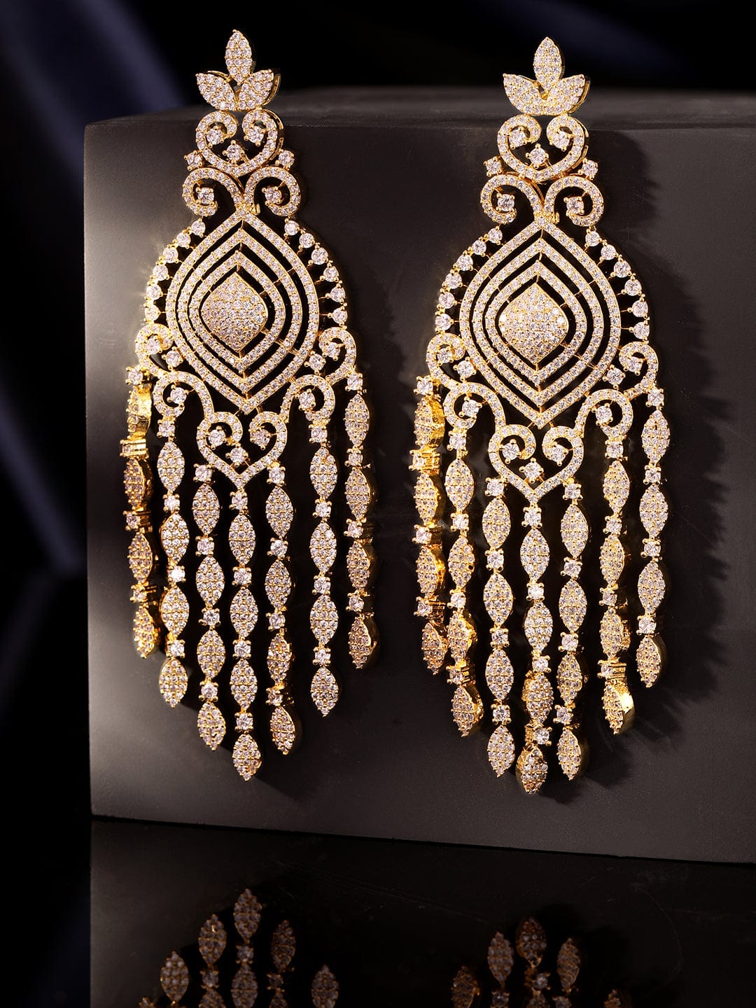 Glitter Trail Dangler Earrings