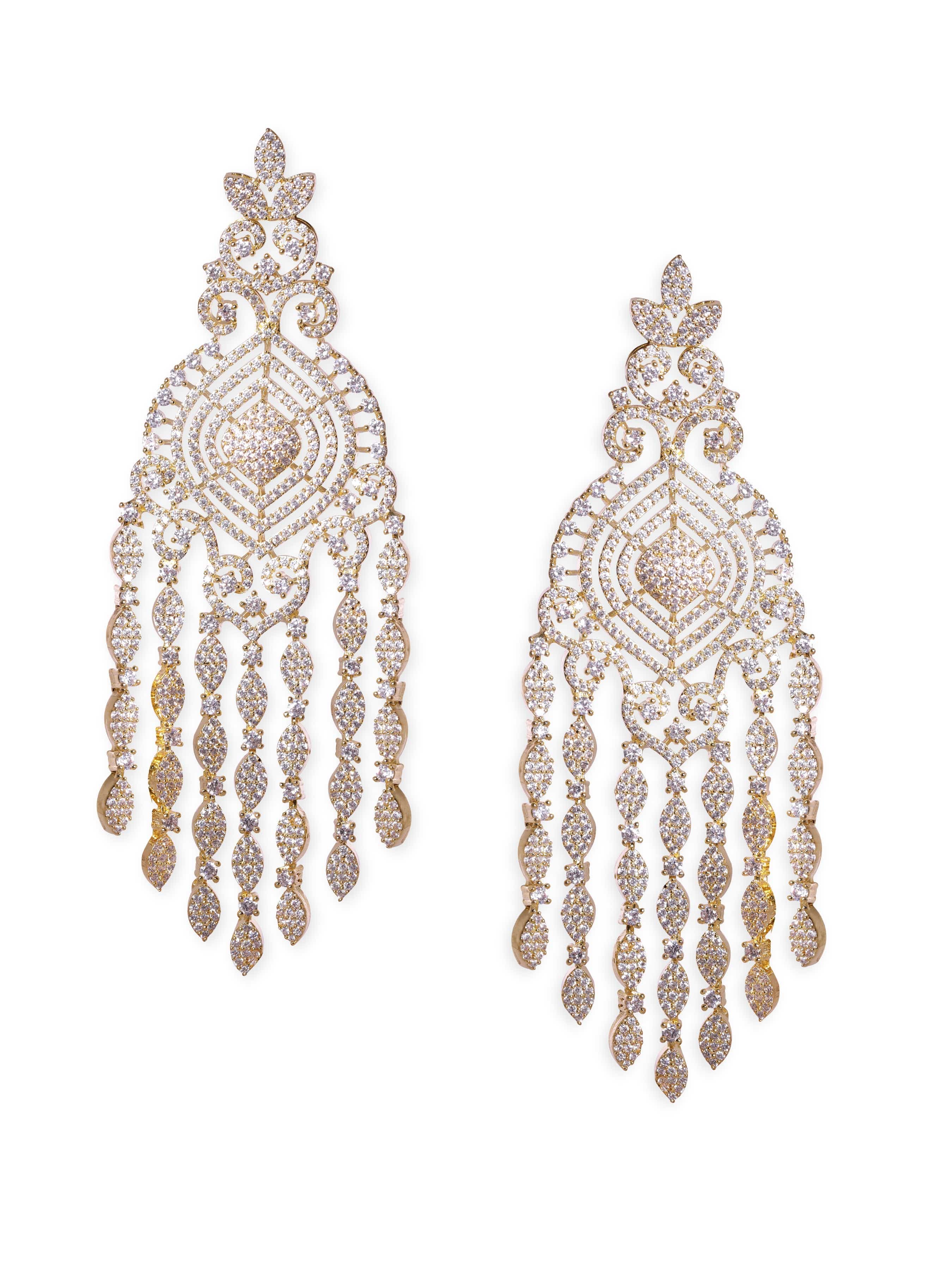 Glitter Trail Dangler Earrings
