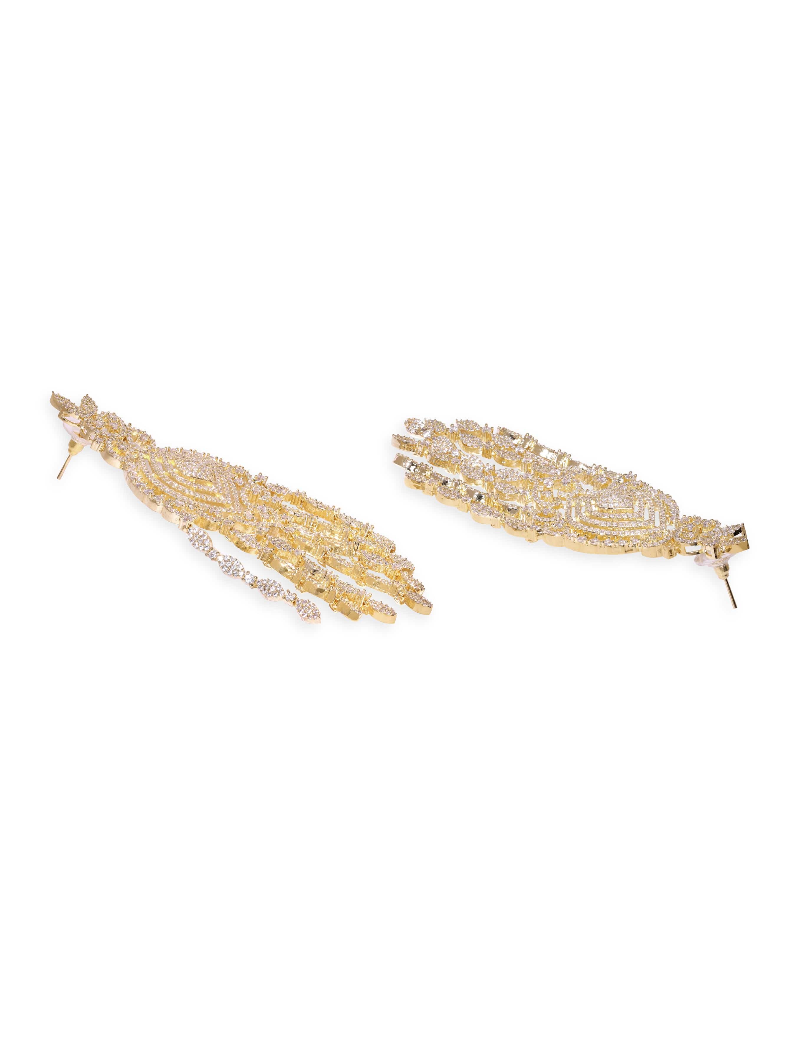 Glitter Trail Dangler Earrings