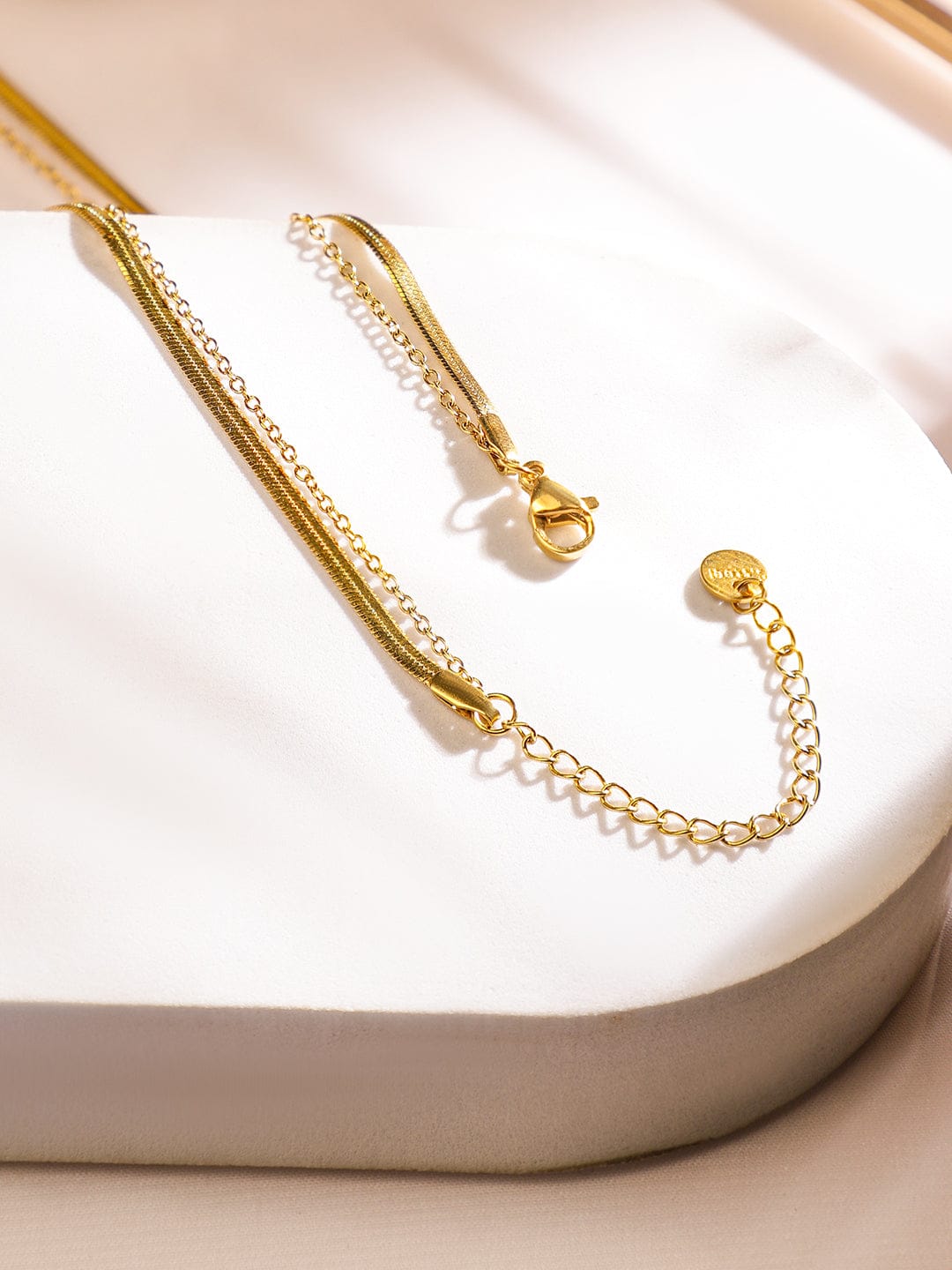 Infinity Layered Pendant Necklace