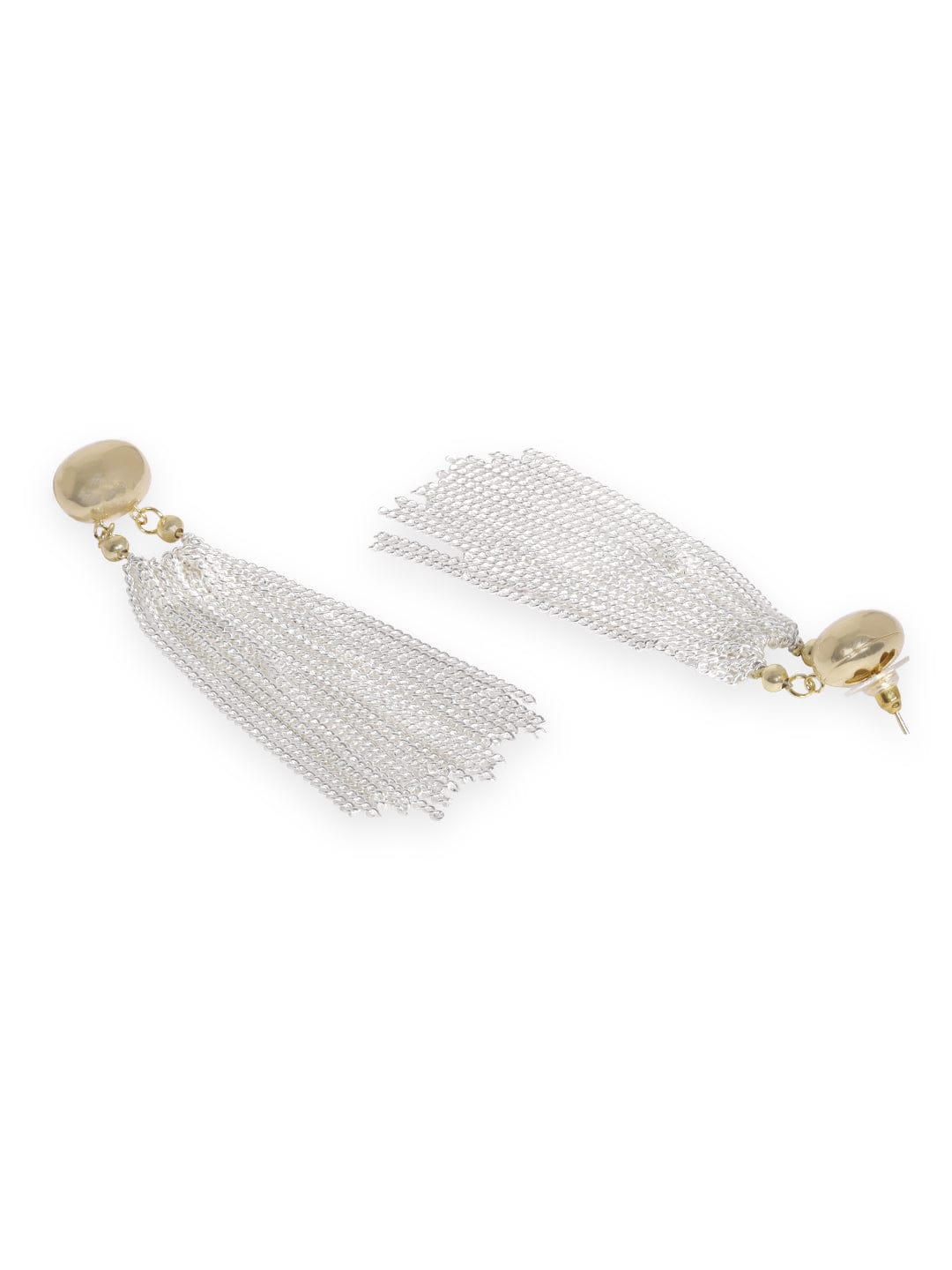 Swaying Tassels Silently Statement Earrings