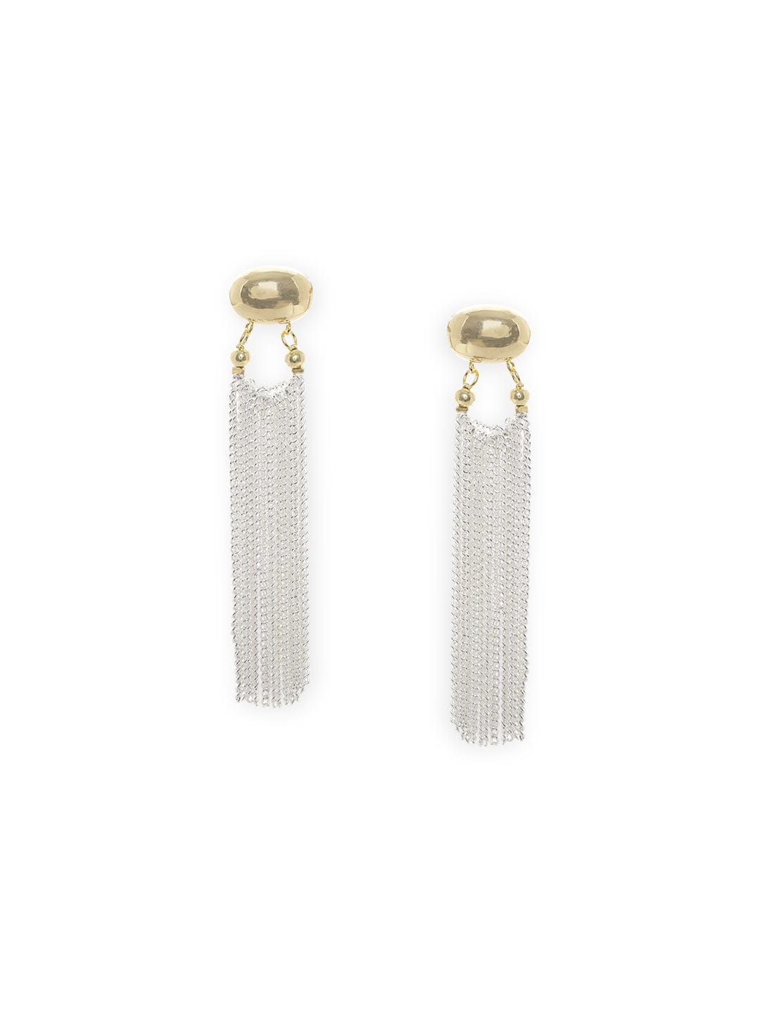 Swaying Tassels Silently Statement Earrings