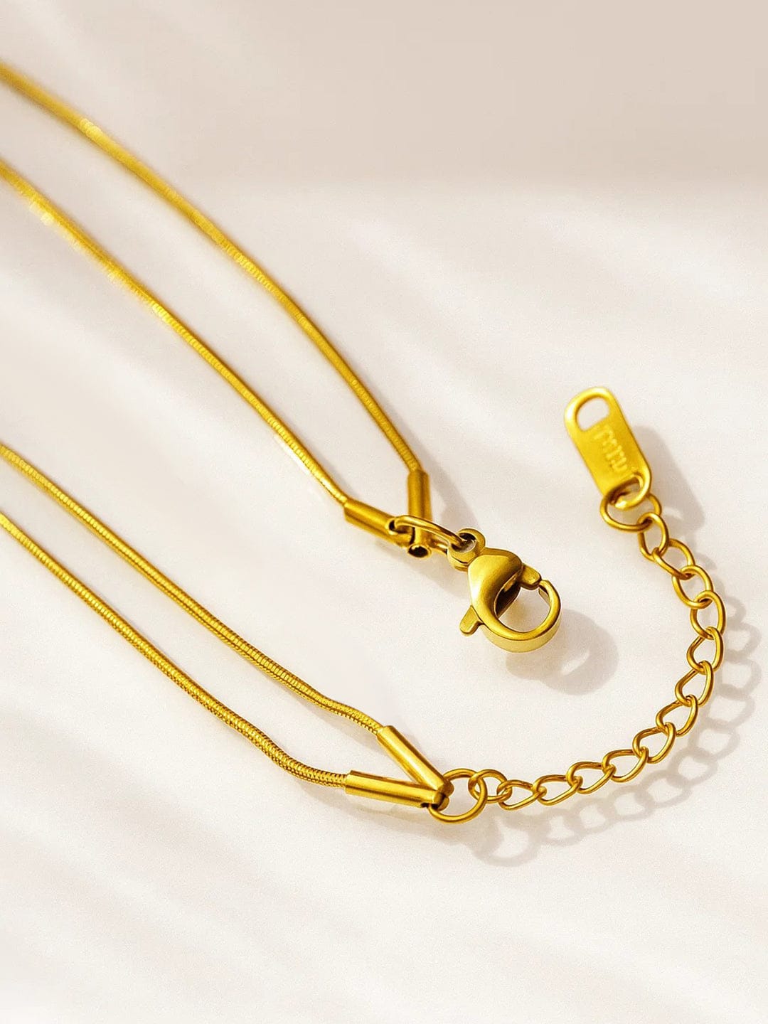 Soulful Heart & AD Studded Chain Necklace