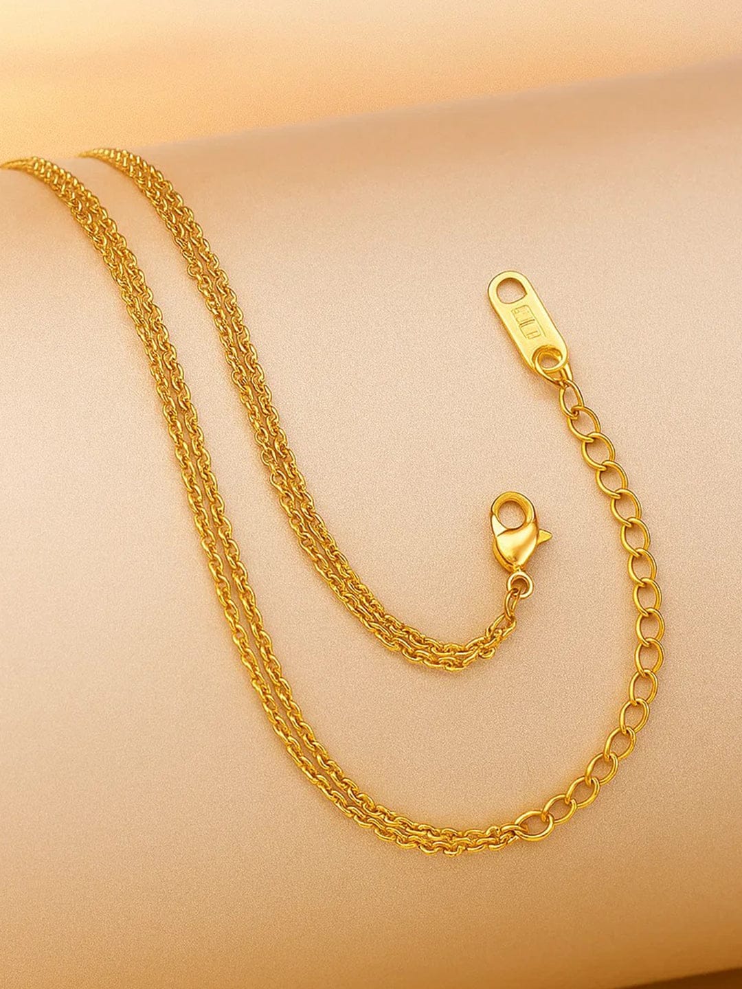 Trendy Multicolour Layered Chain Necklace
