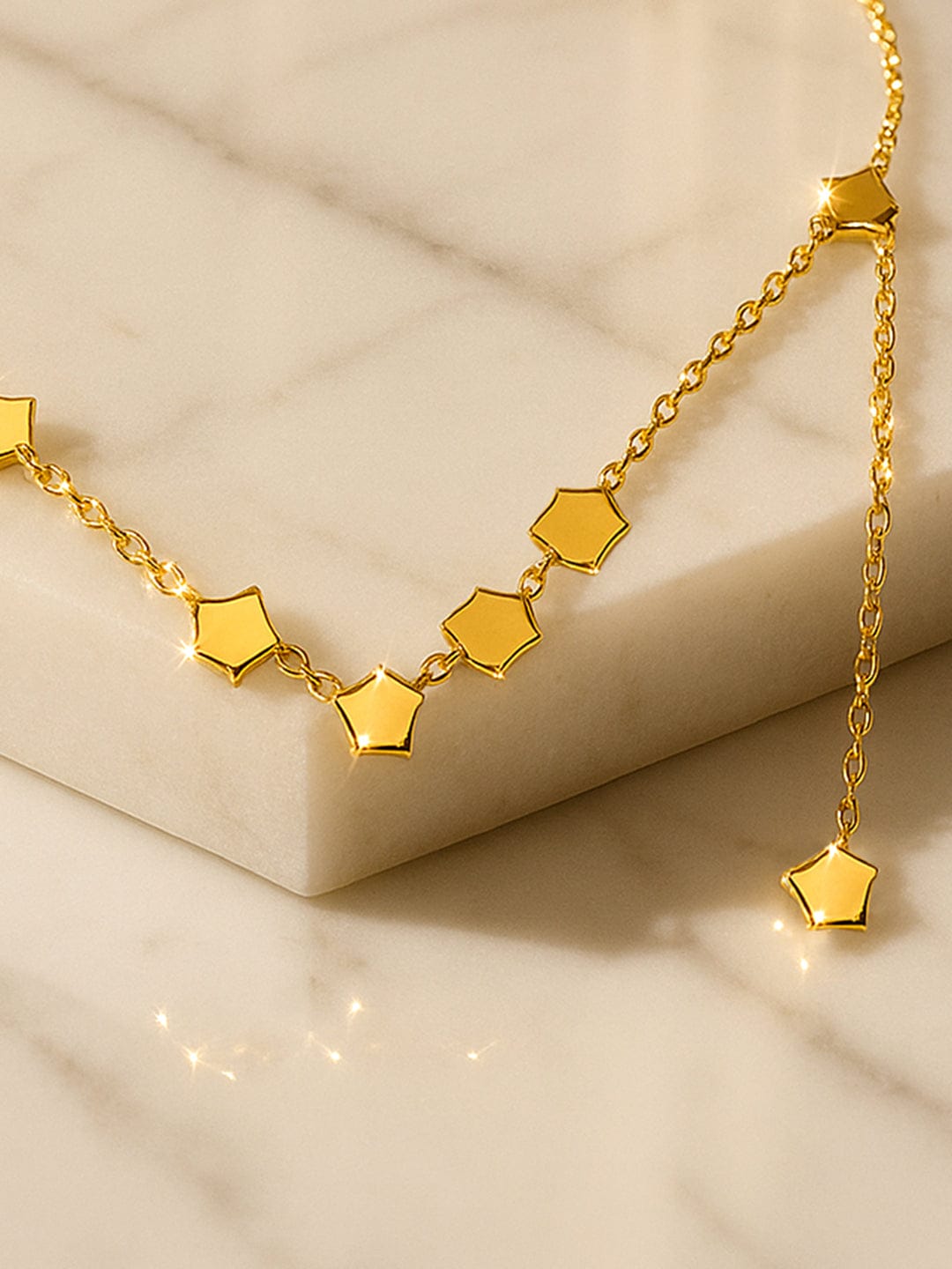 Delicate Start Charms Chain Necklace