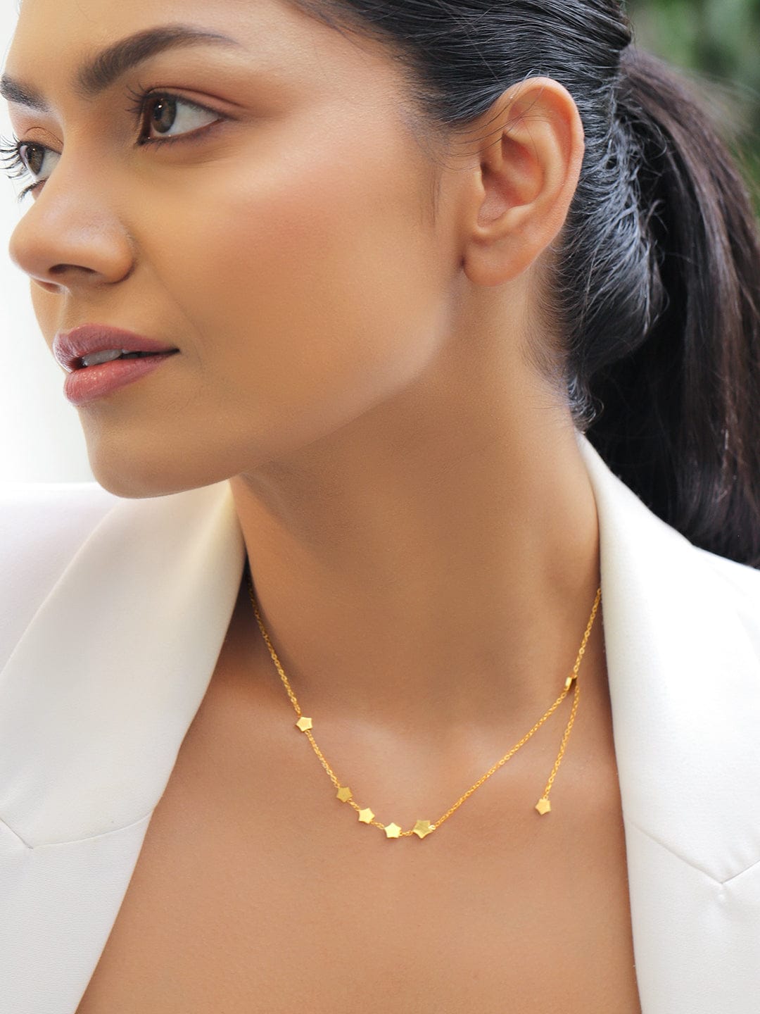 Delicate Start Charms Chain Necklace