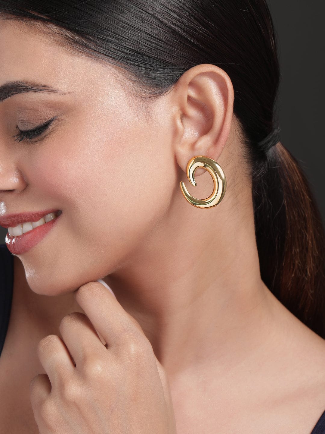 Swirled Glow Studs