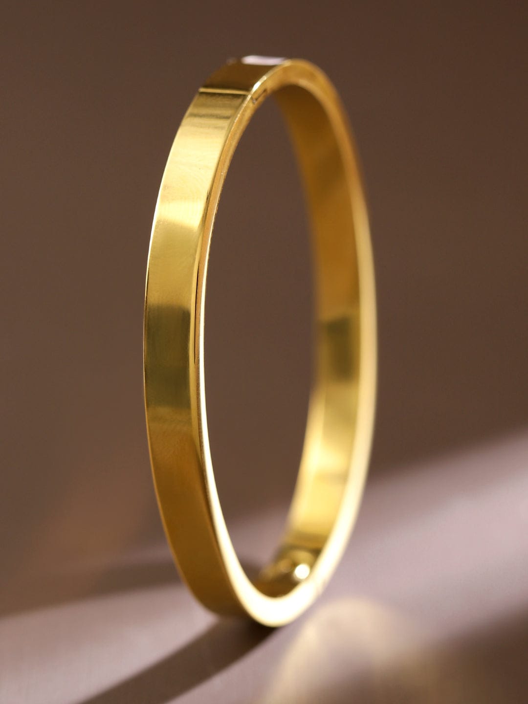 Wentra 18K Gold Plated Stainless Steel Tarnish-Free Waterproof White Marble Stone Bracelet