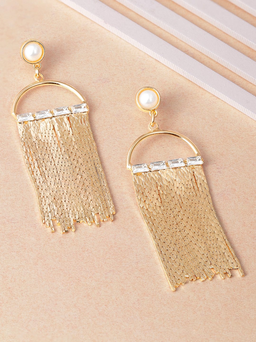 Chained Symphony Statement Earrings