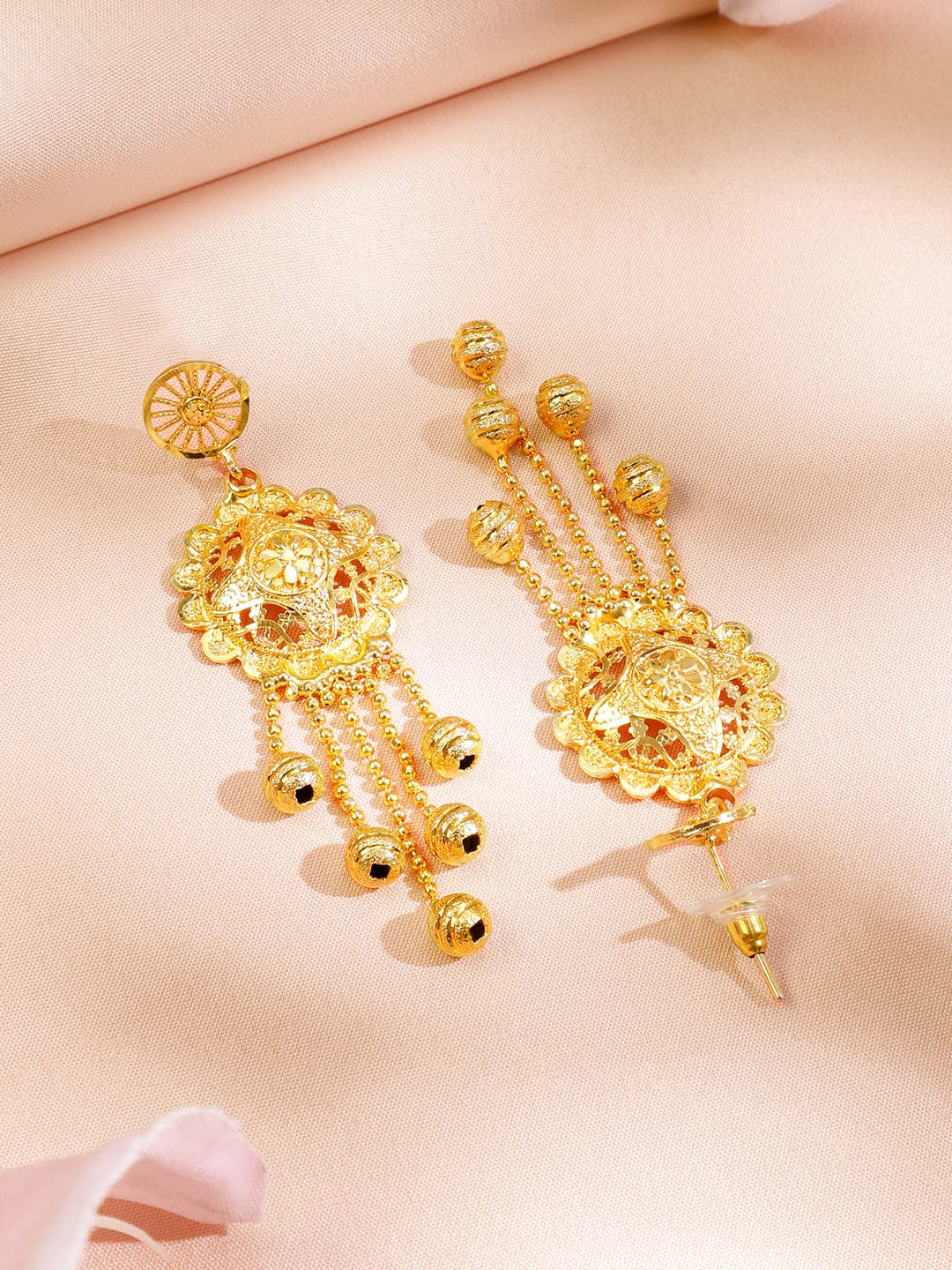 Majestic Palace Golden Necklace Set