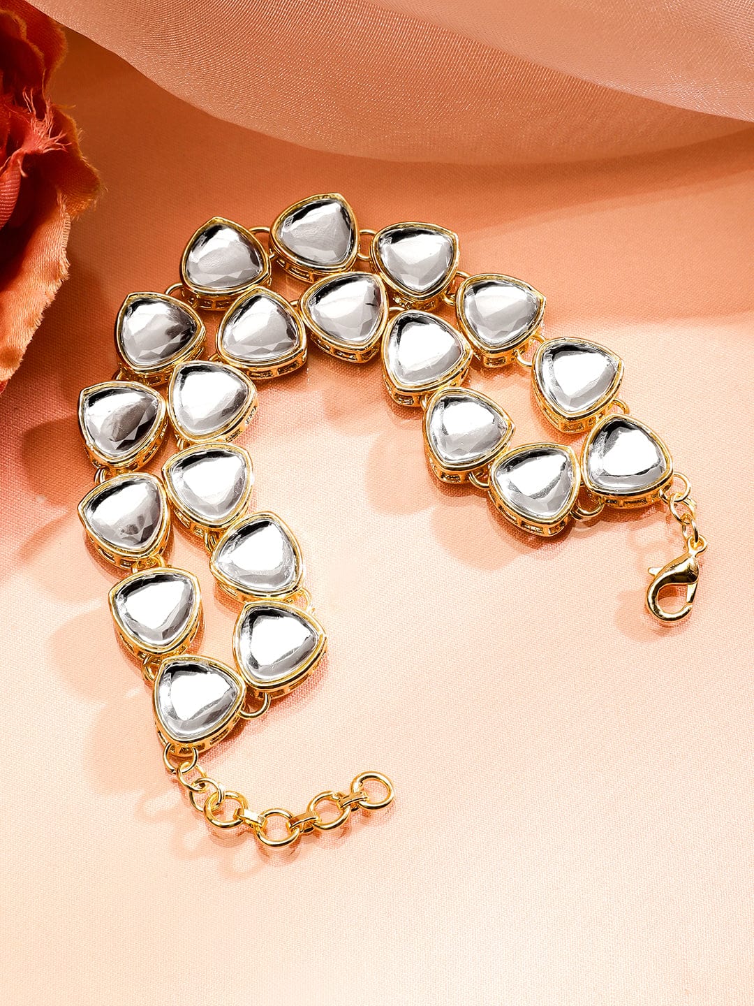 Moon Dance in Kundan Bracelet