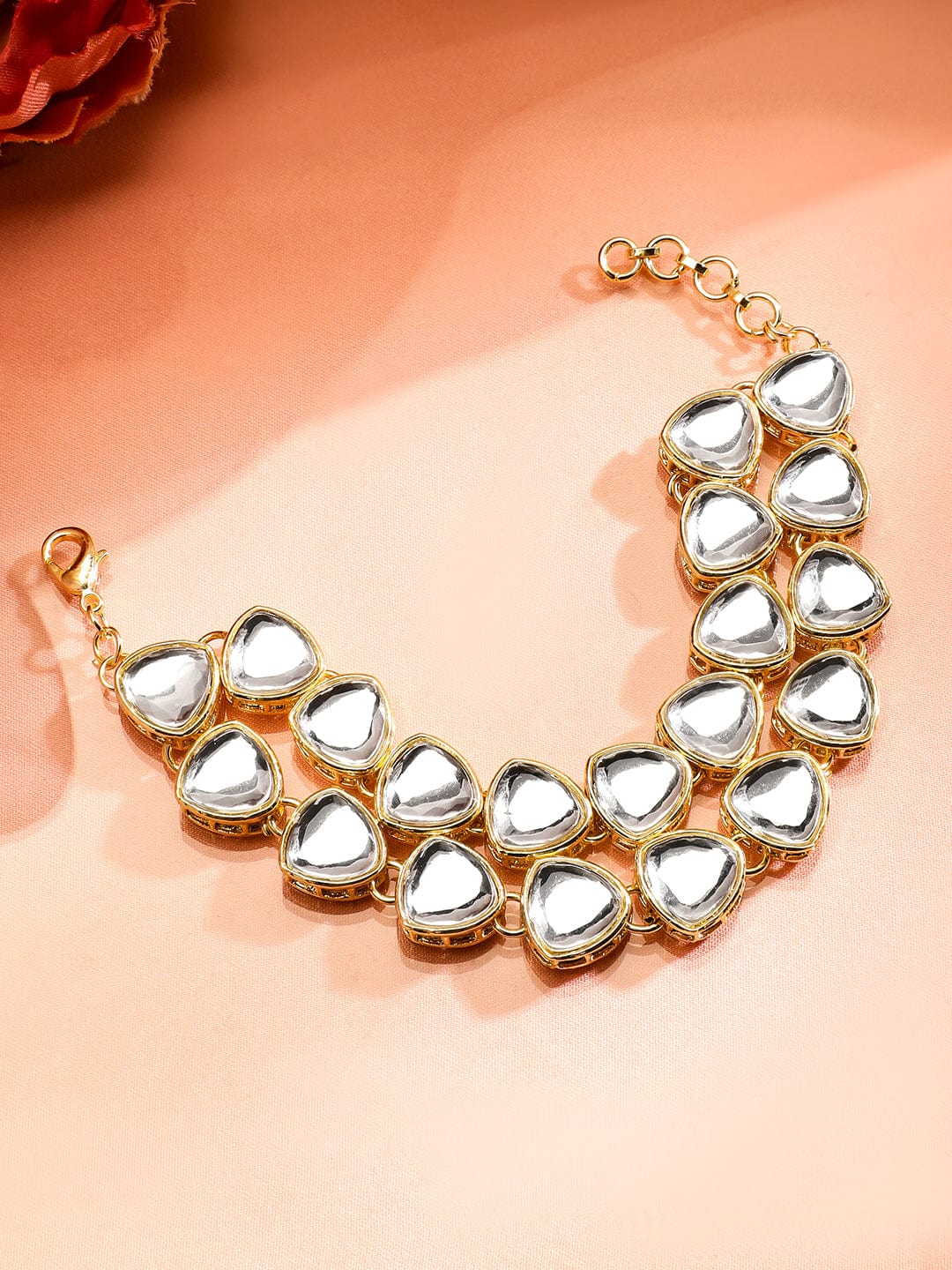 Moon Dance in Kundan Bracelet