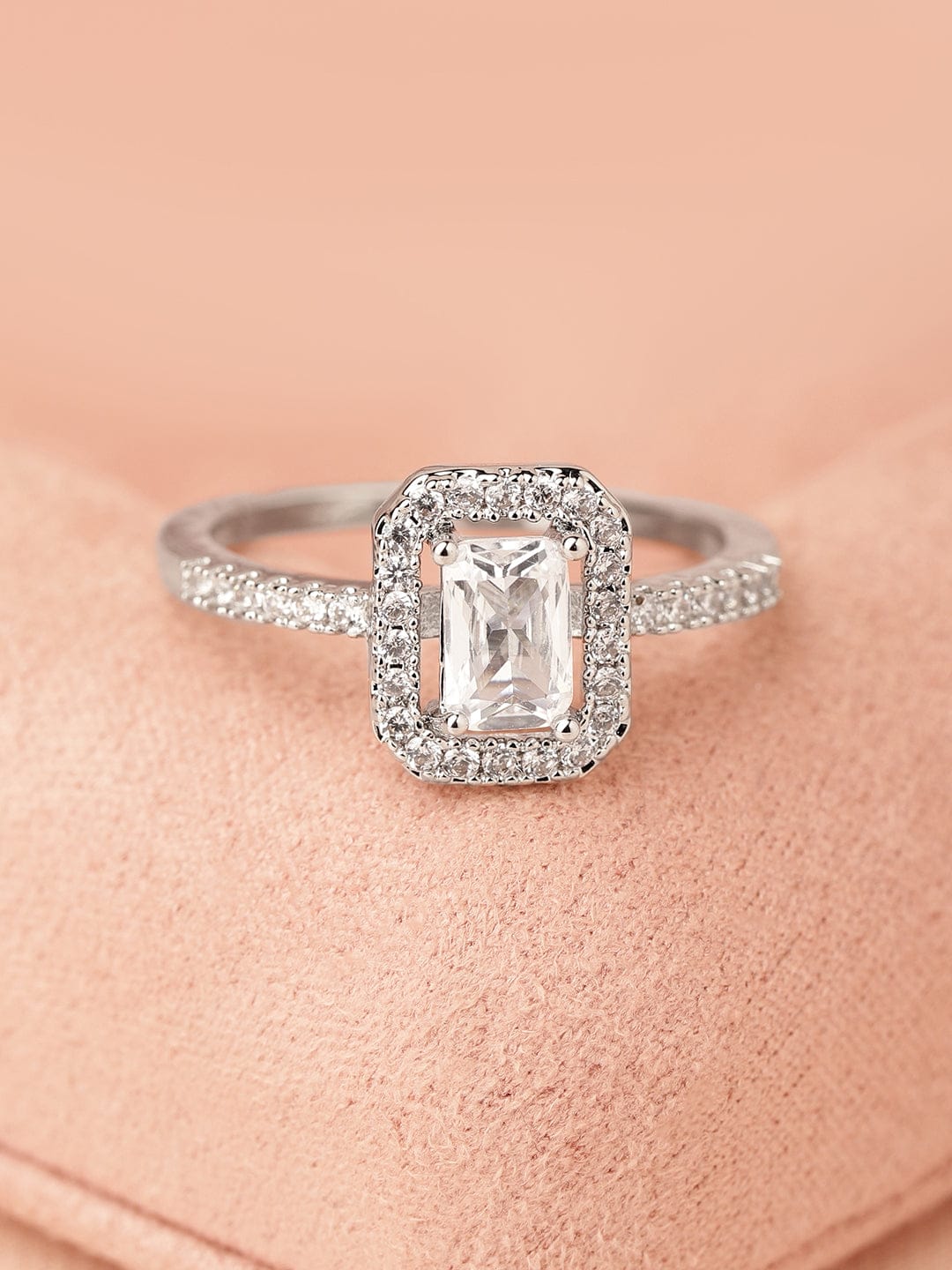 American Diamond Zirconia Cubic Ring