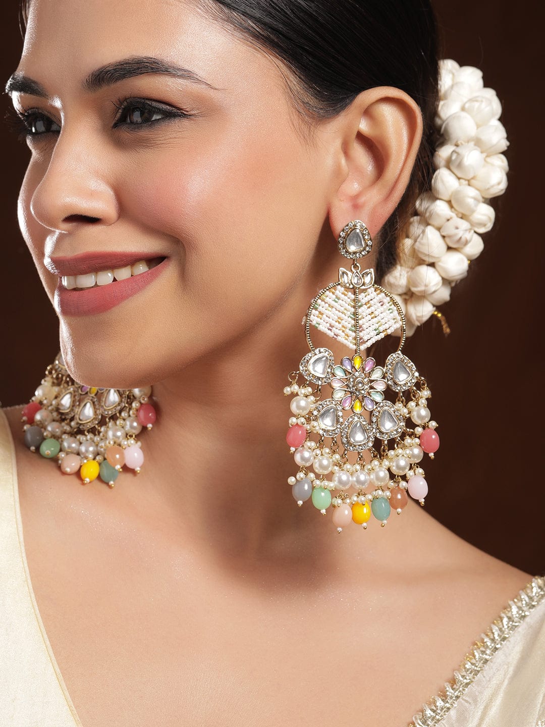 Radiant Bloom Multicolour Danglers