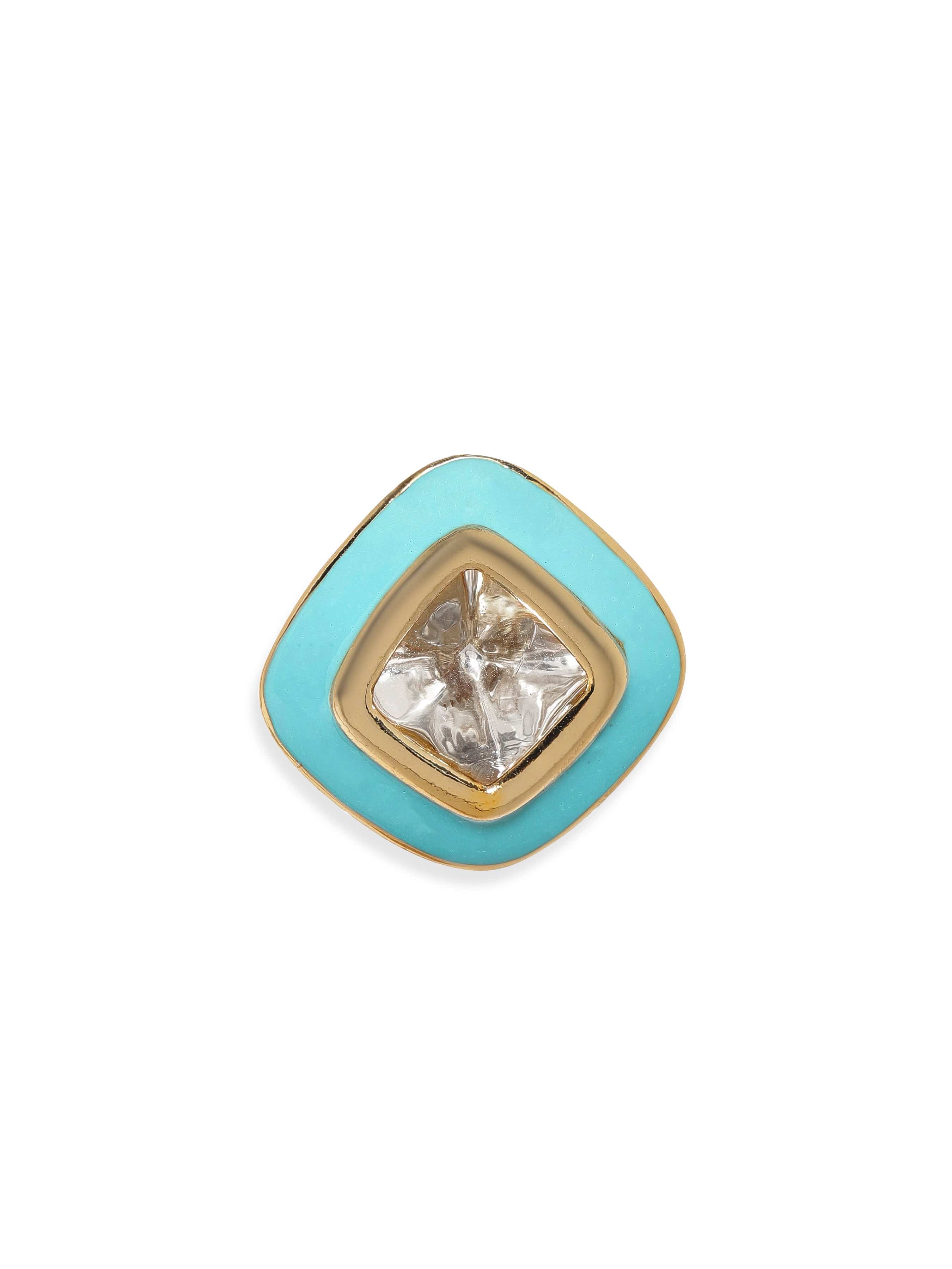 Turquoise Shine Crystal Studs