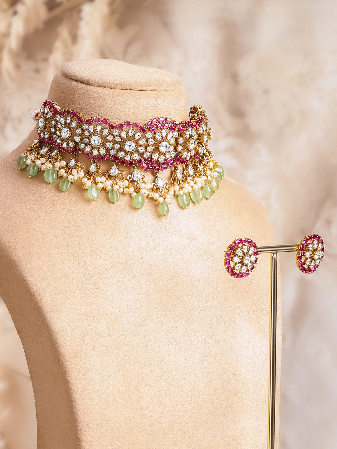 Rose & Mint Shine Necklace Set