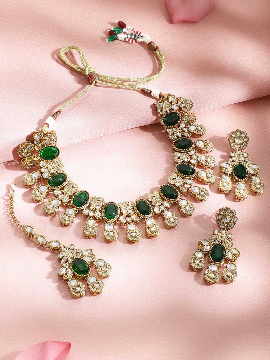 Emerald Tales of Grace Necklace Set