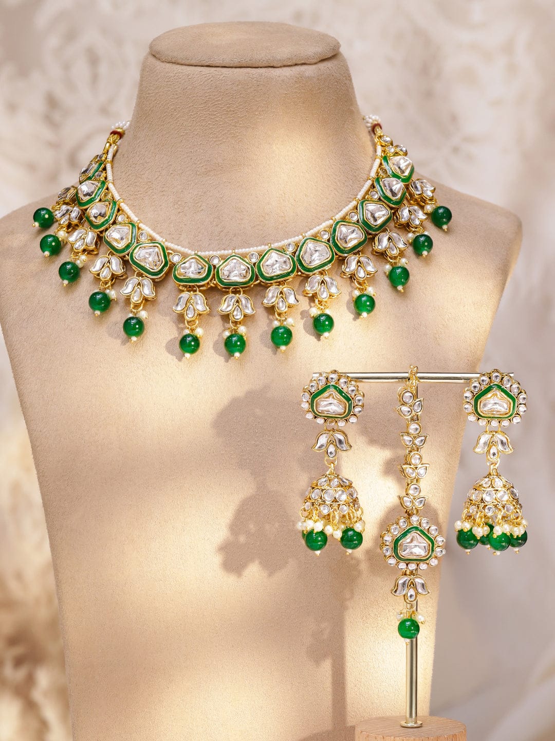 Gem of the Green Dynasty Necklace Set