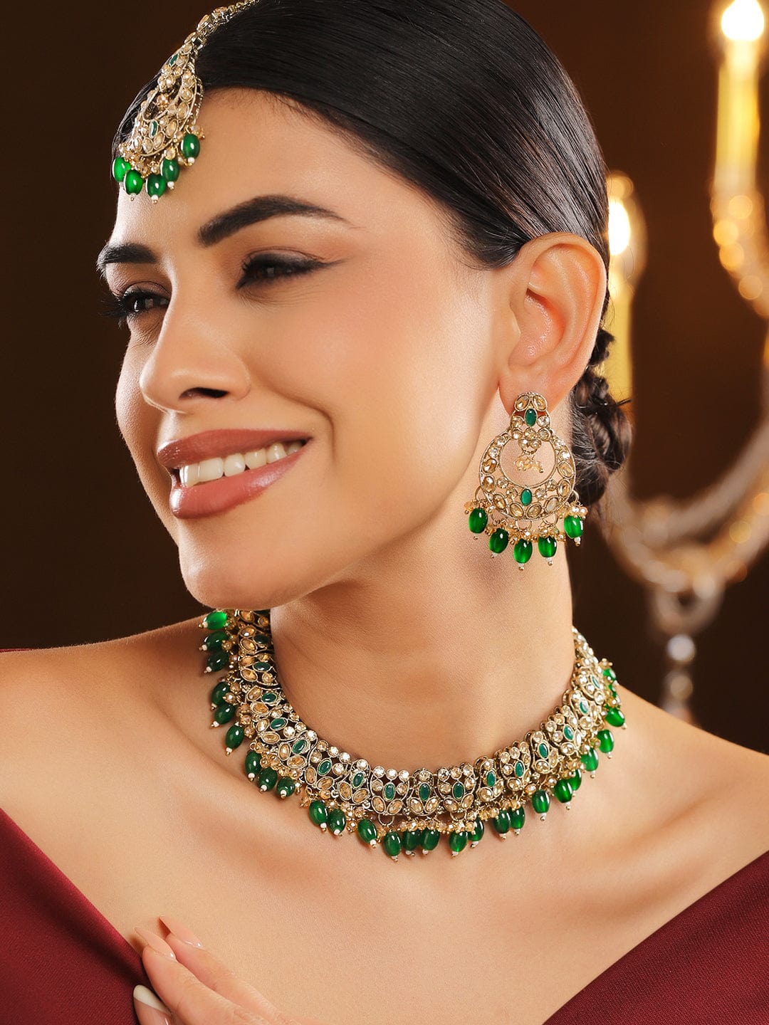 Mystic Greens Necklace Set