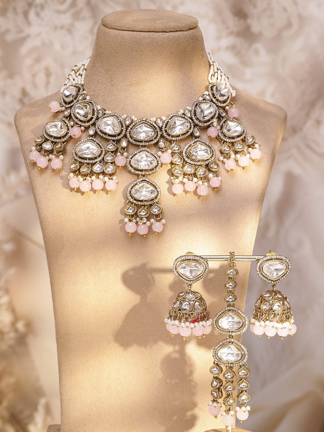 Luxe Radiance Pink Choker Set