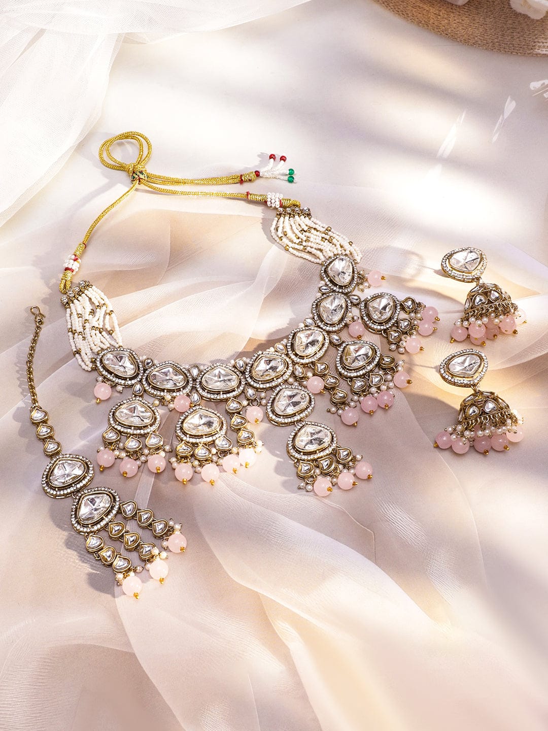 Luxe Radiance Pink Choker Set