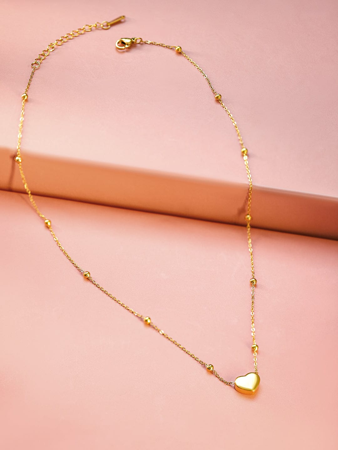 Hearty s Gold Plated Pendant Necklace Chain