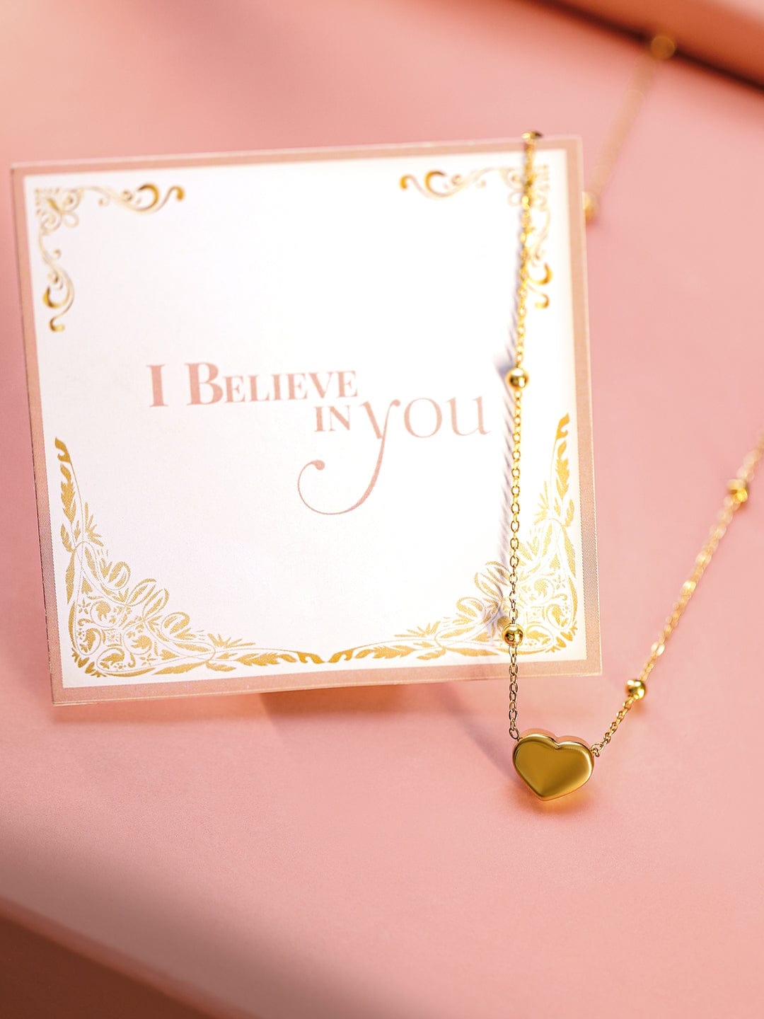 Hearty s Gold Plated Pendant Necklace Chain