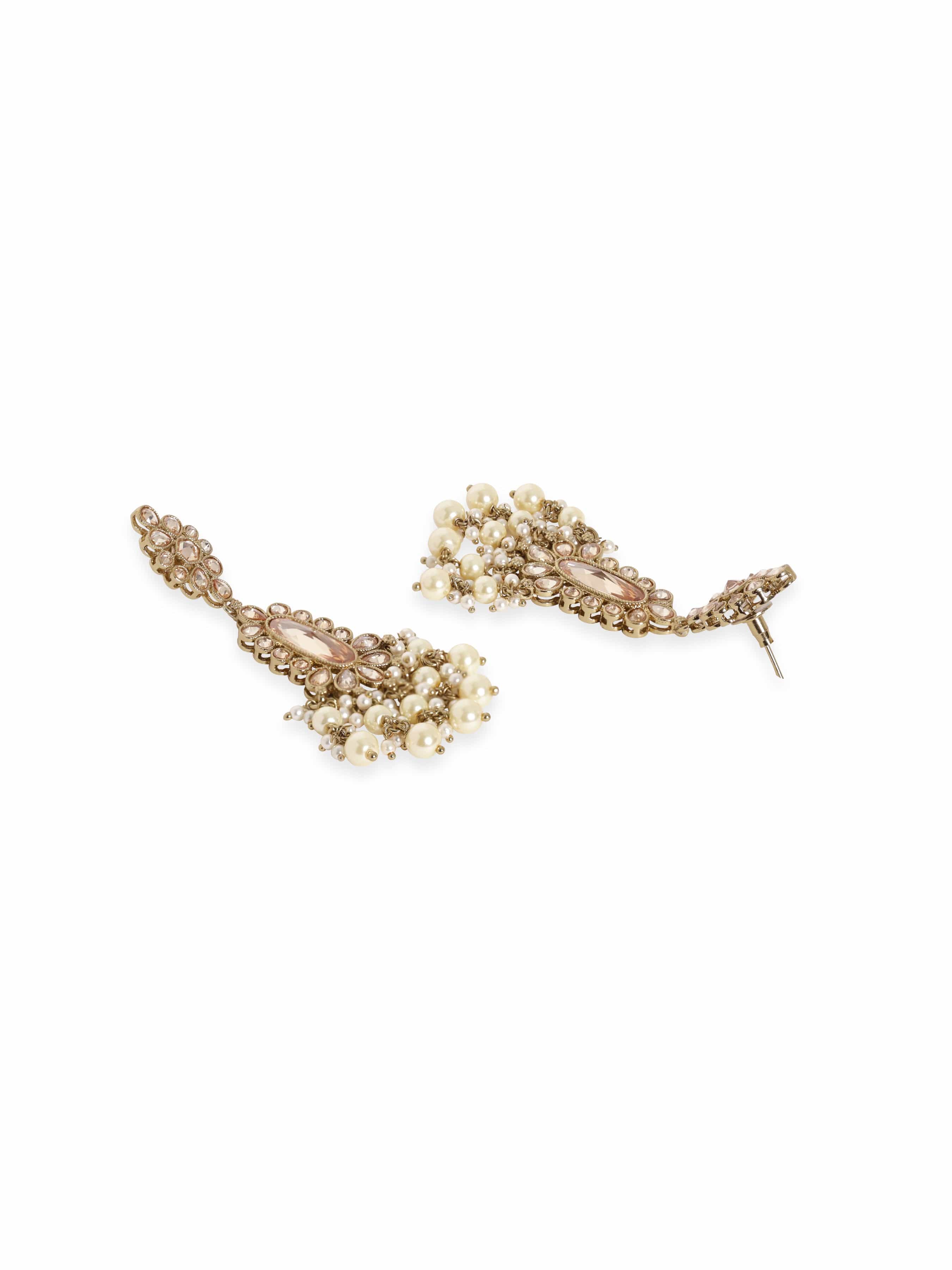 Lustrous Crystal & Kundan Choker Set