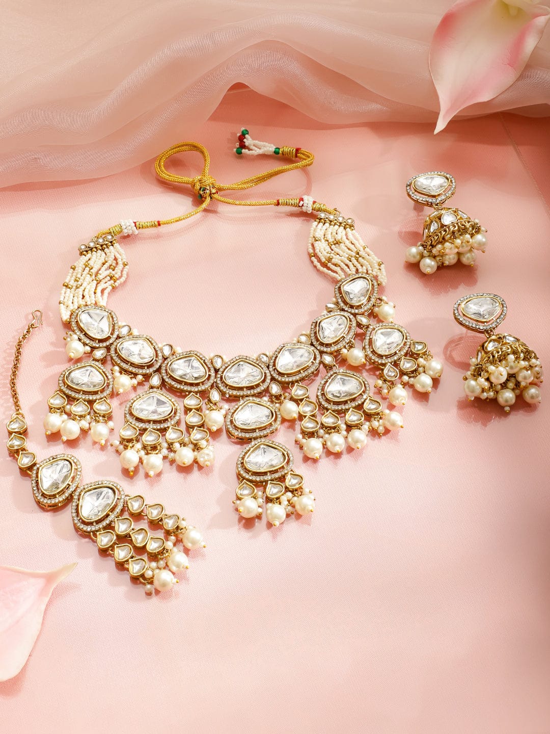 Kundan Polki Majesty Necklace Set