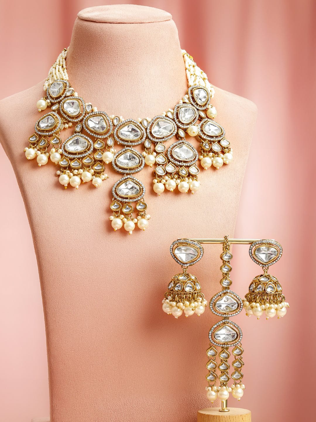Kundan Polki Majesty Necklace Set