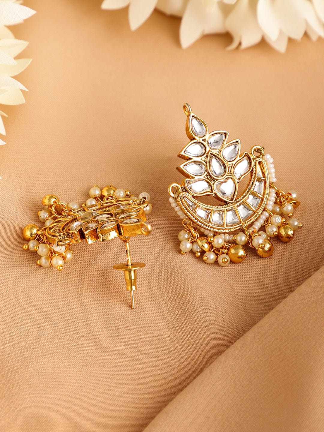 Golden Bloom Kundan Necklace Set