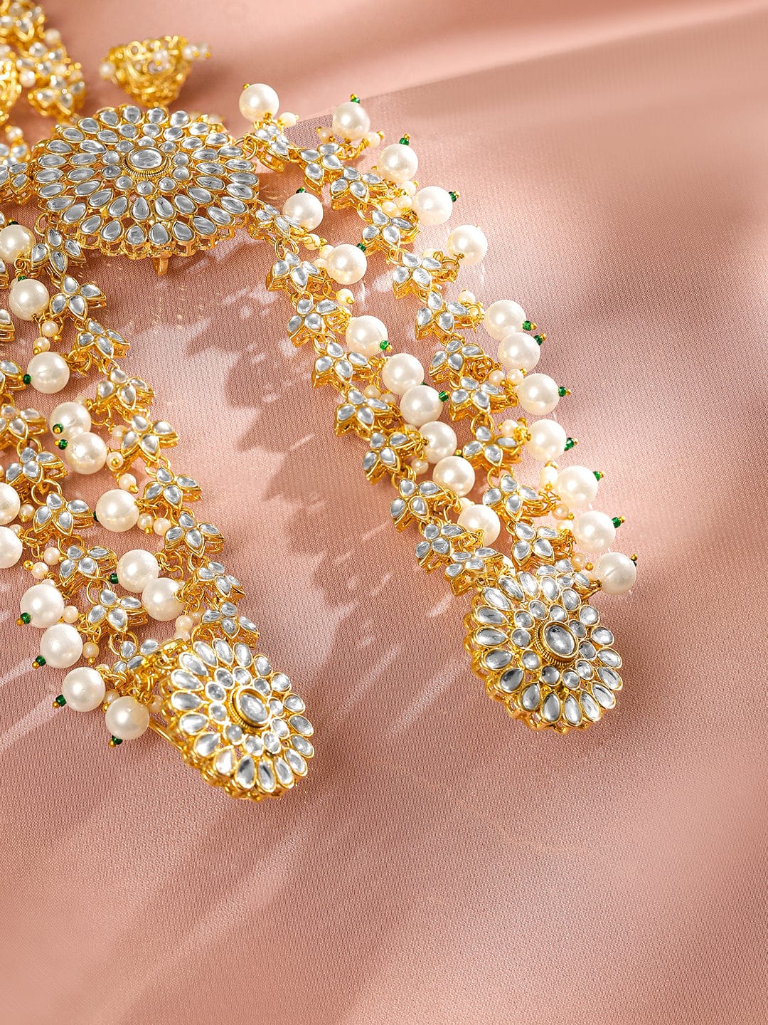 Luminous Kundan Hair Brooch