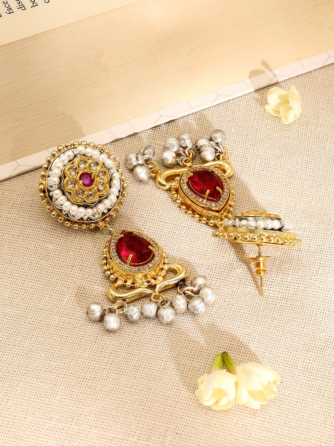 Multicolour Gold Necklace Set
