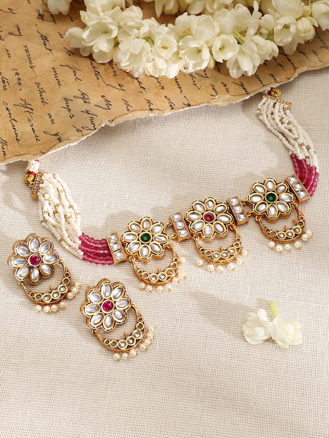 Queens Edit Kundan Choker Set