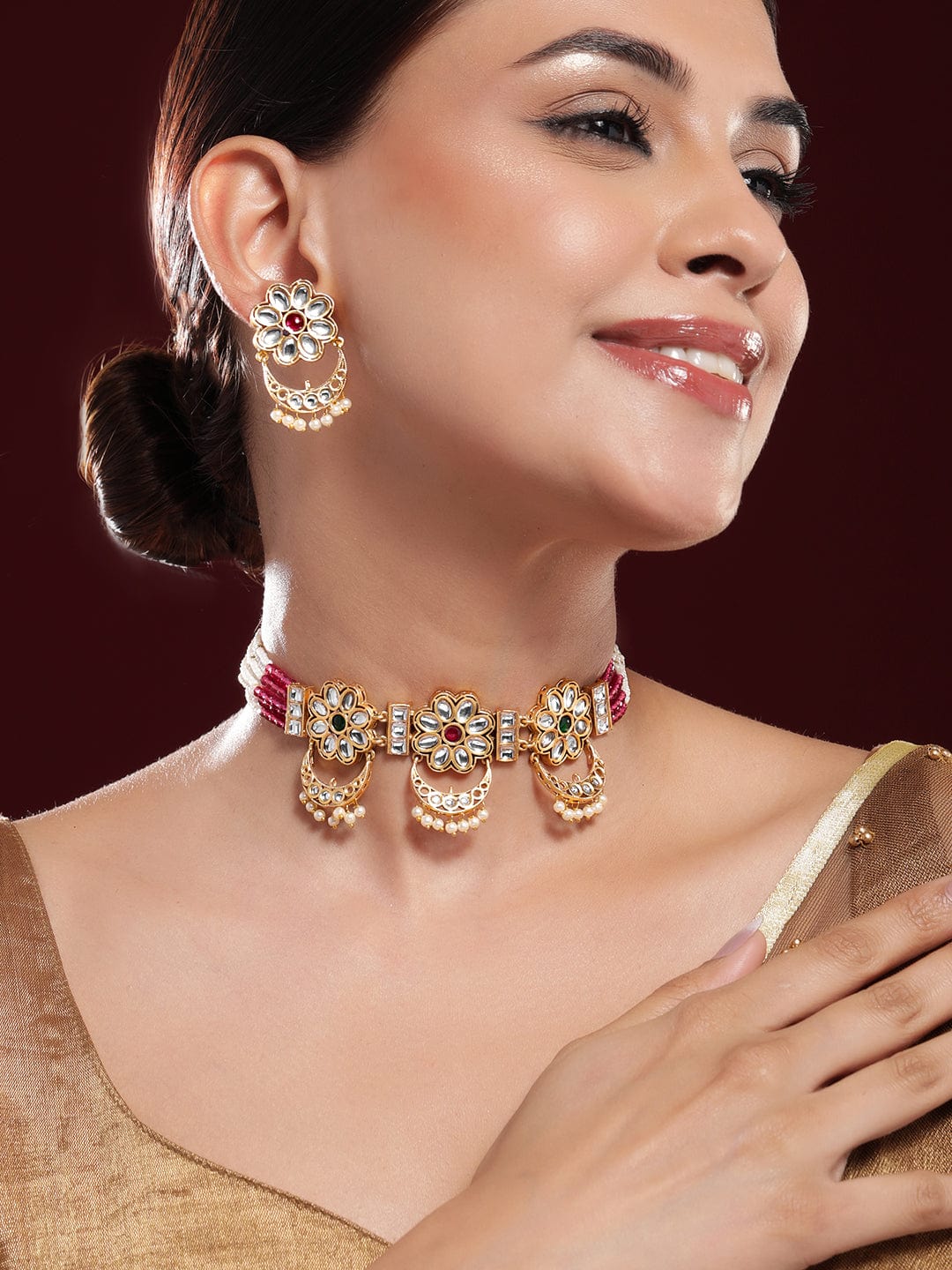 Queens Edit Kundan Choker Set