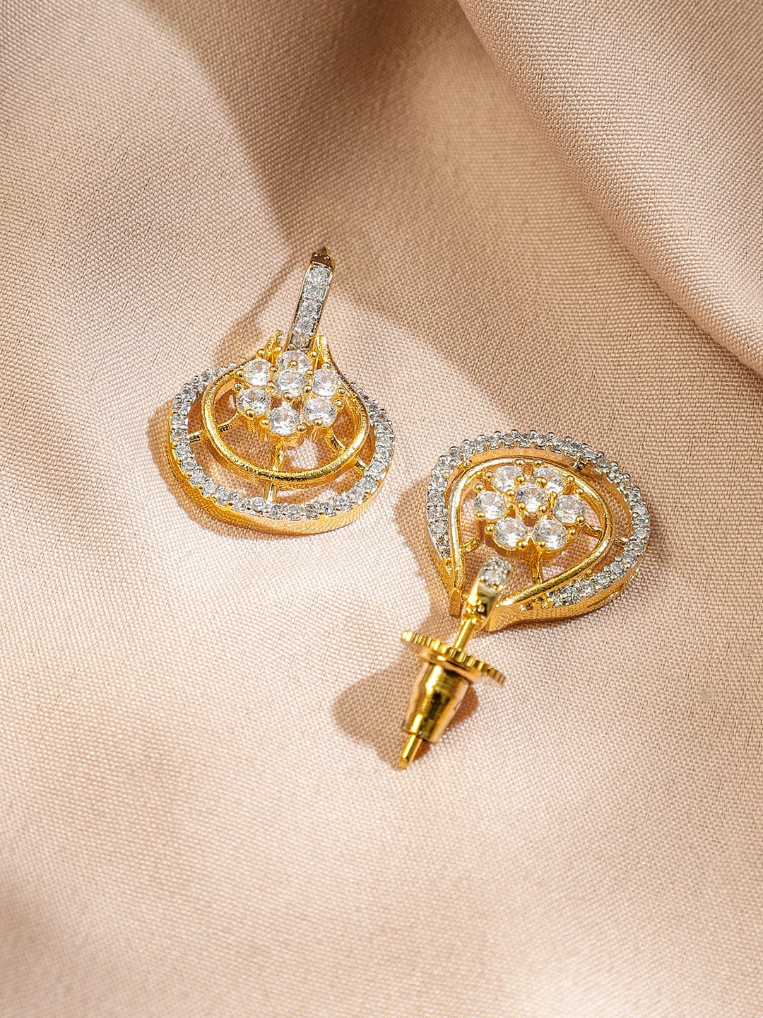 American Diamond Zirconia Necklace Set