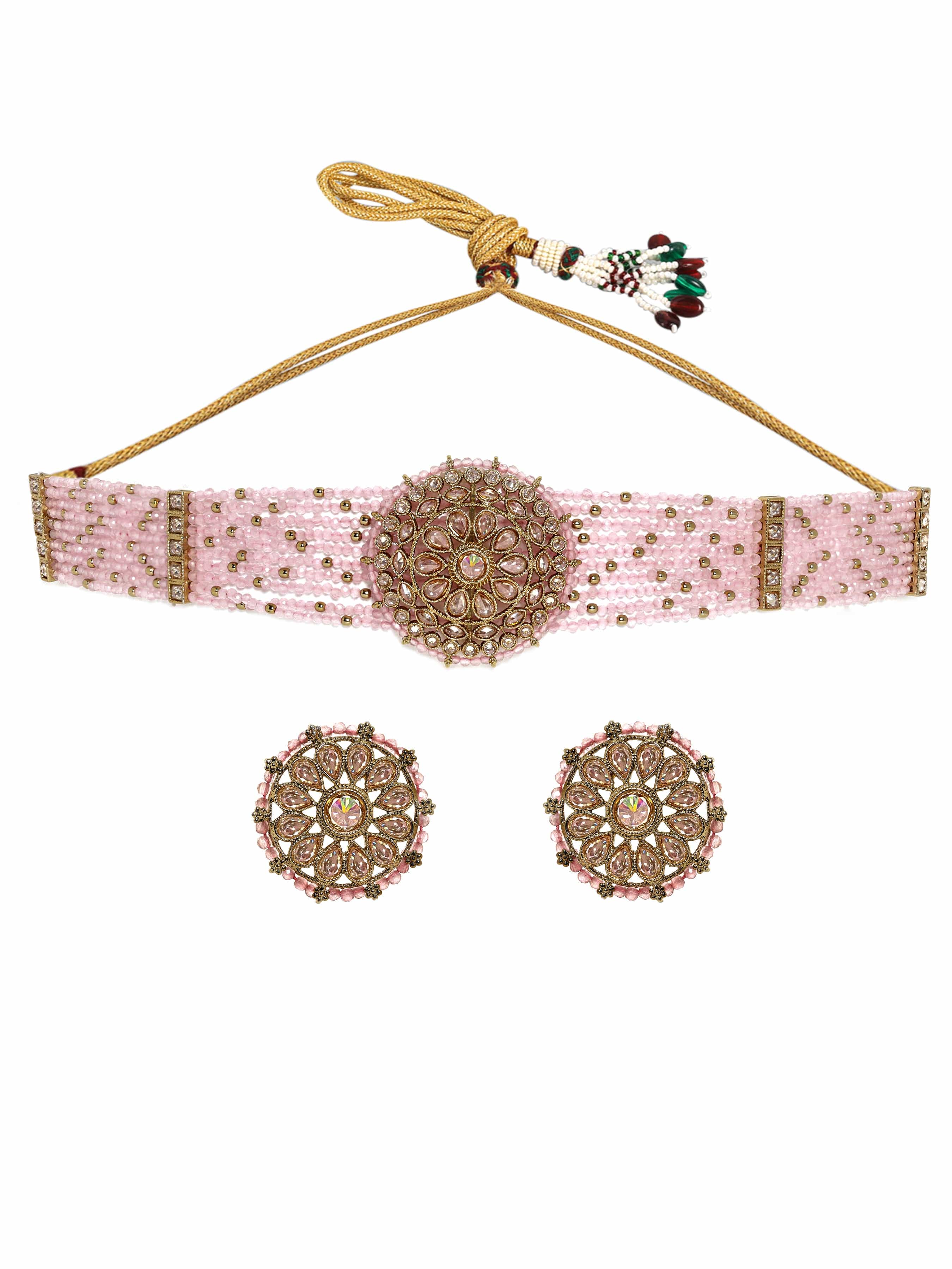 Modern Chic Pink Choker Set