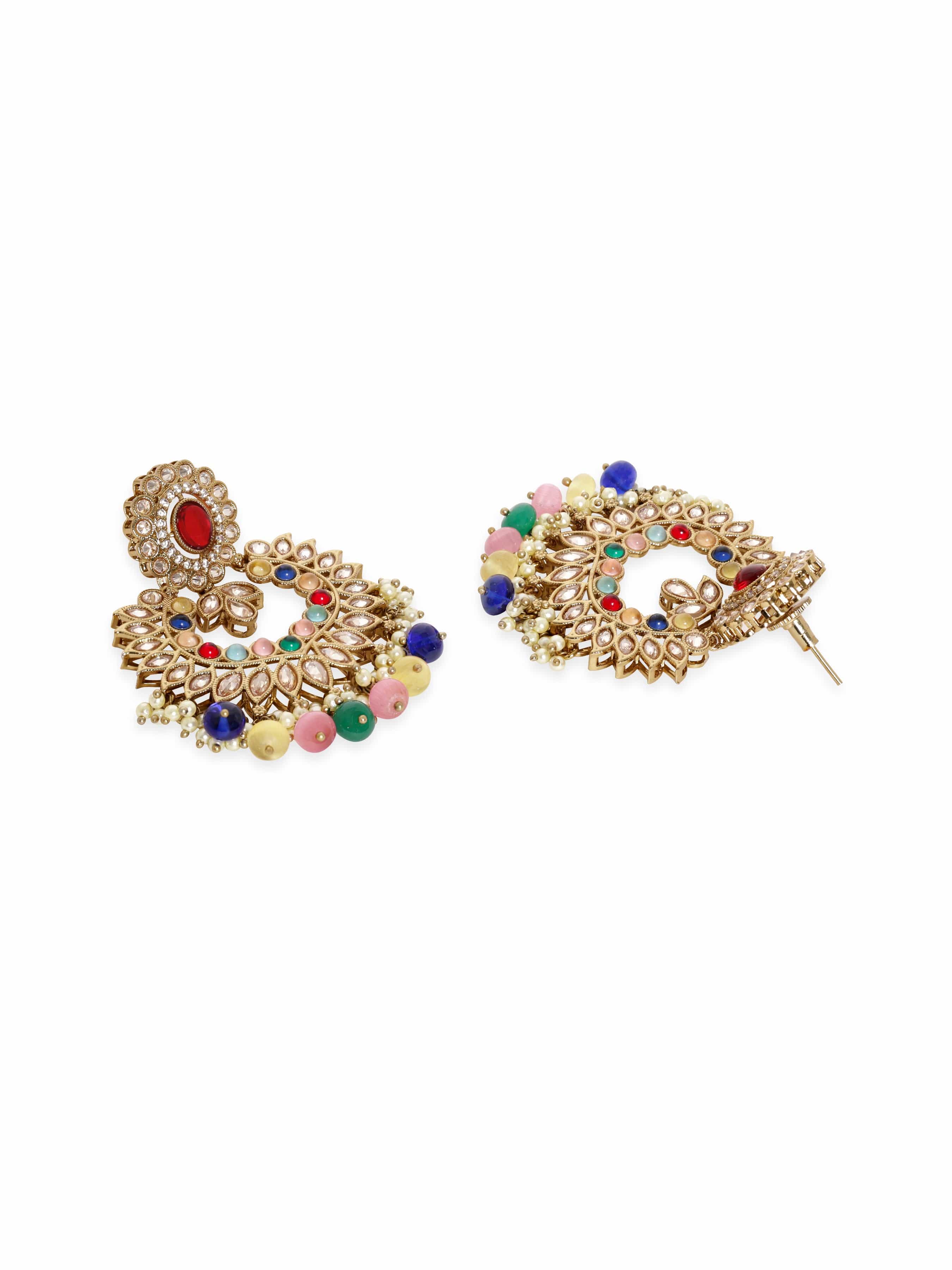 Dreaming in Colours Kundan Necklace Set