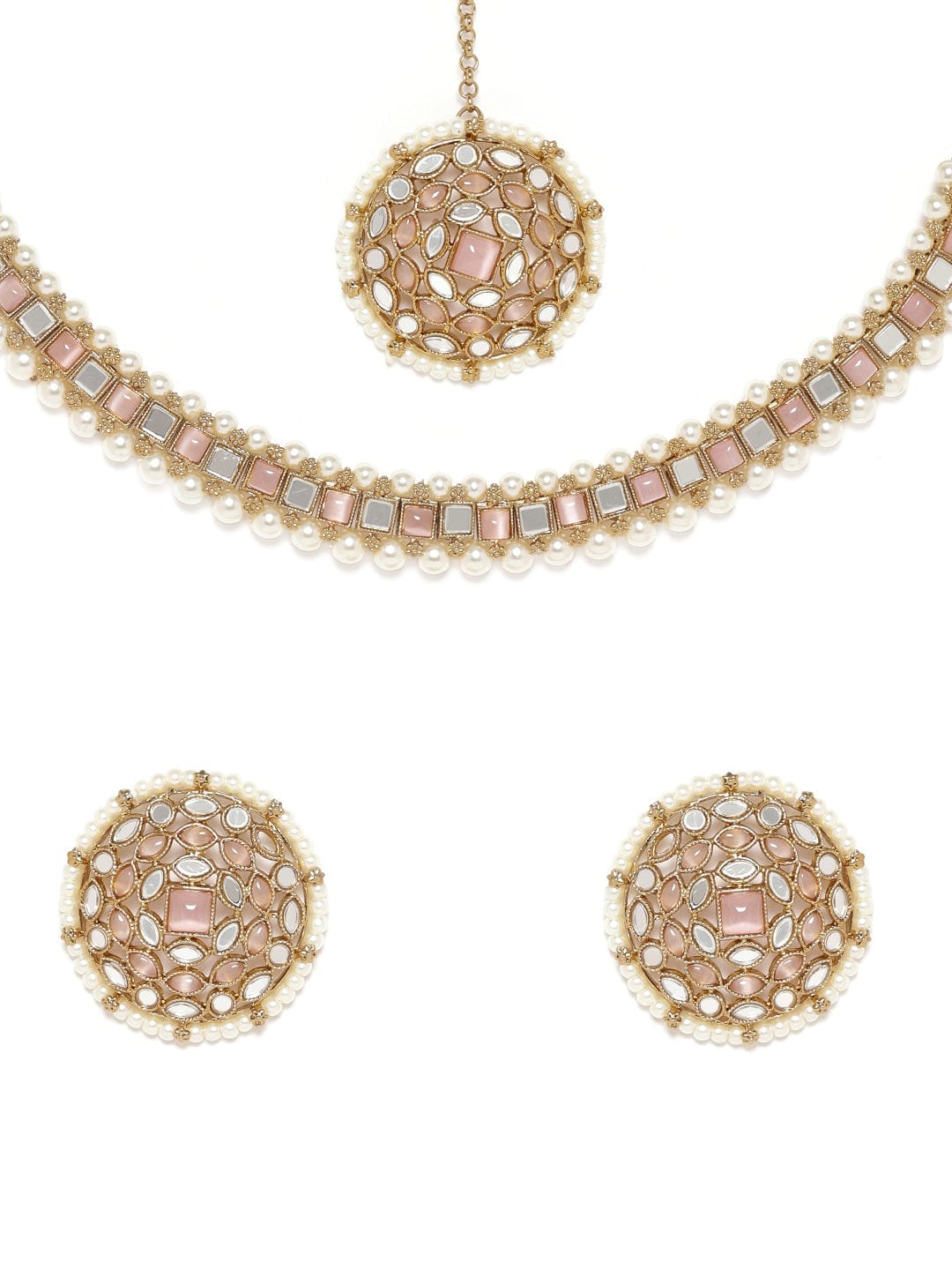 Empress Glow Kundan Necklace Set