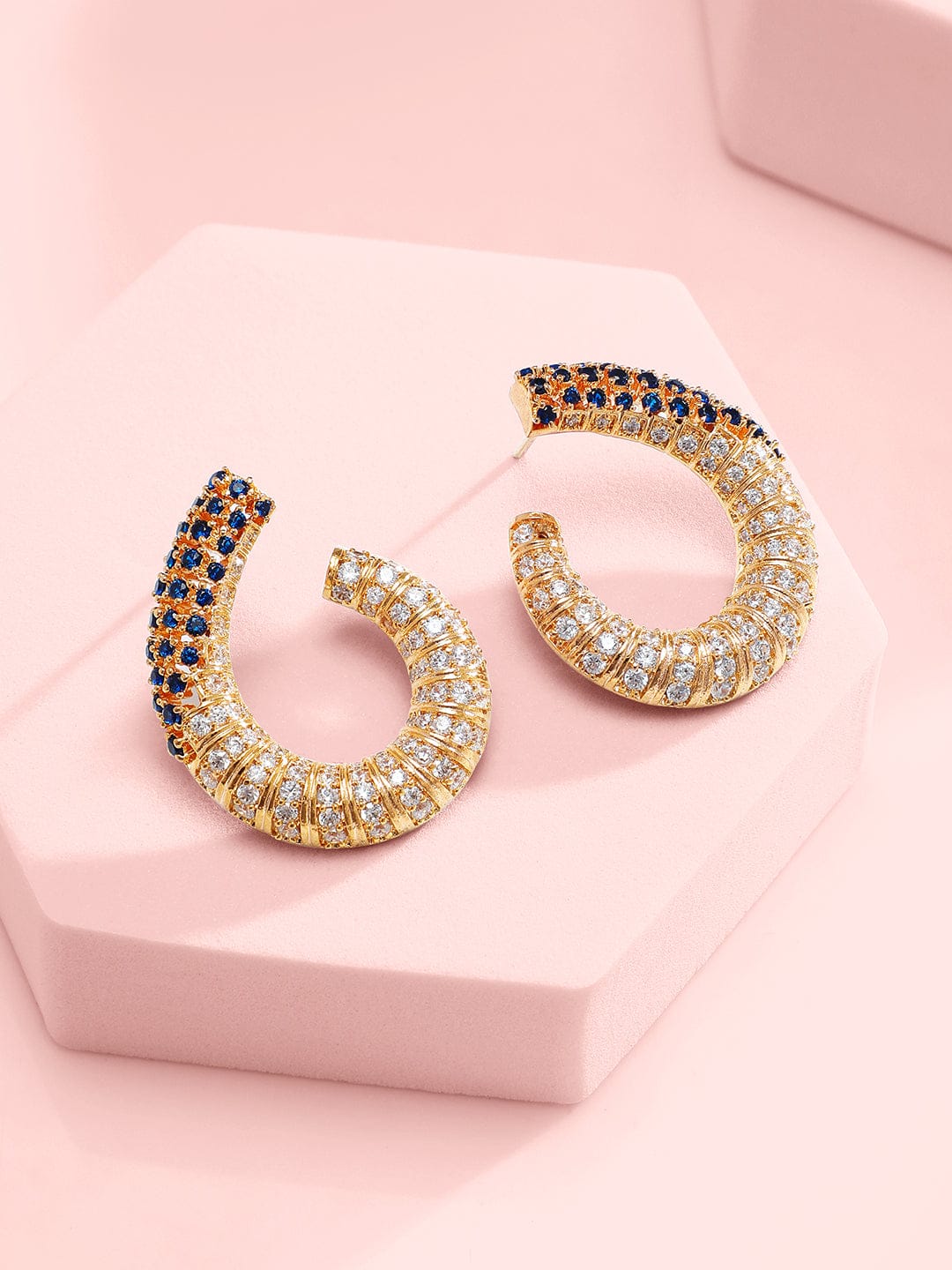 American Diamond Zirconia Tube Style Necklace Set