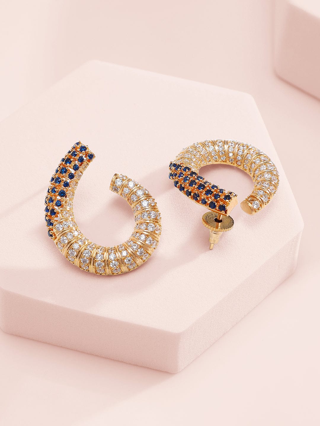 American Diamond Zirconia Tube Style Necklace Set