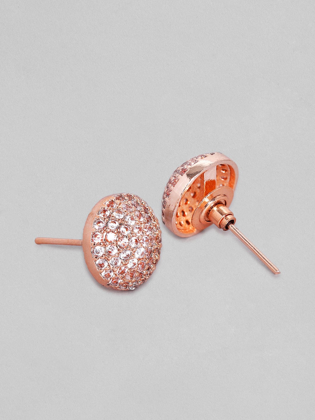 American Diamond Zirconia Rose Gold Mangalsutra Set