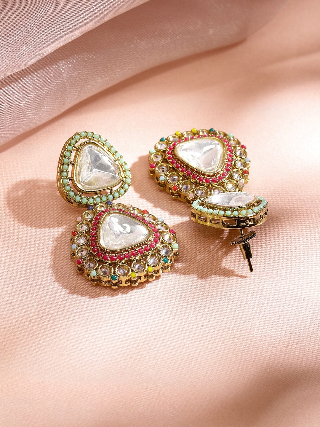 Whispers of Colours Kundan Necklace Set