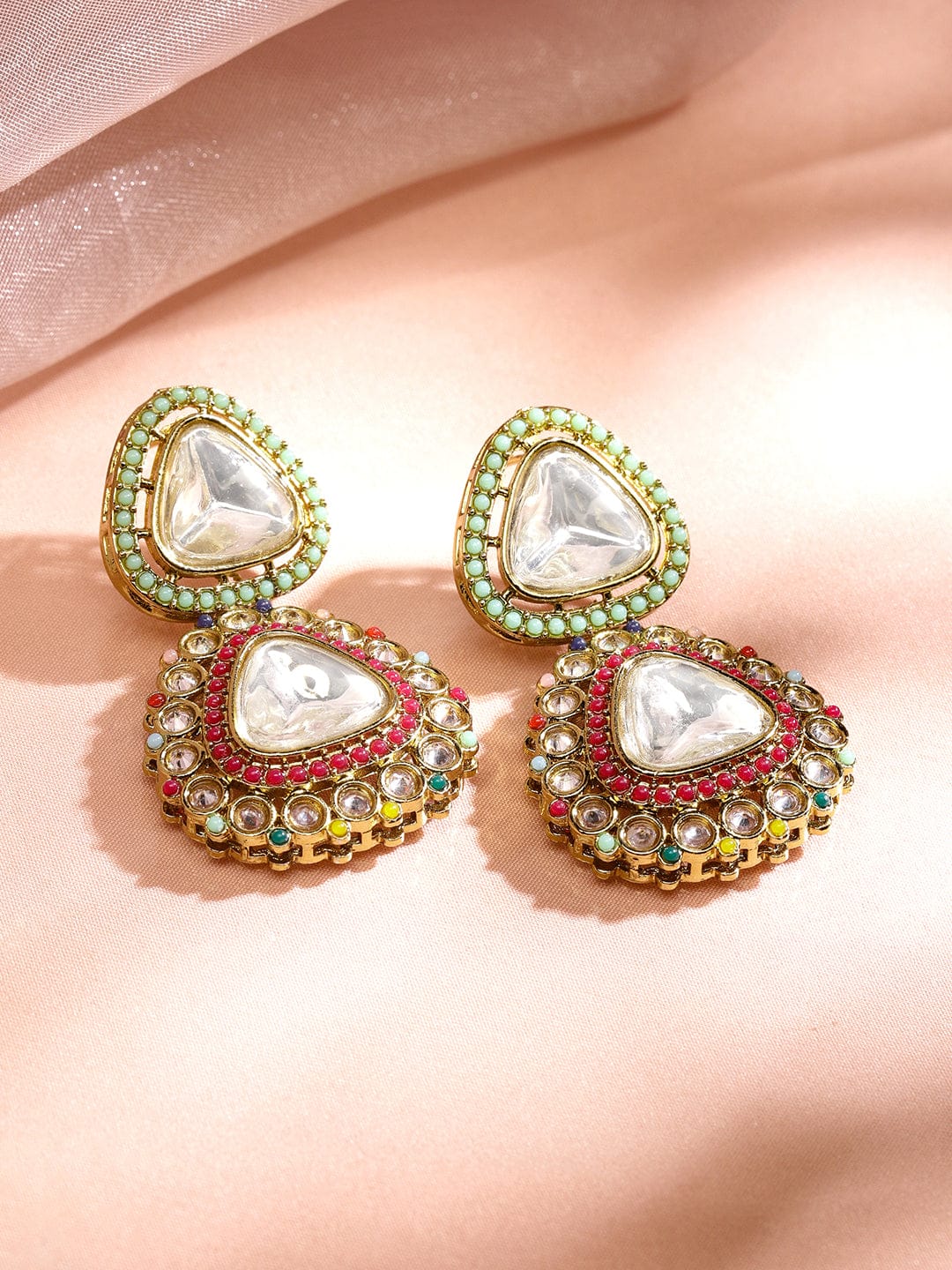 Whispers of Colours Kundan Necklace Set