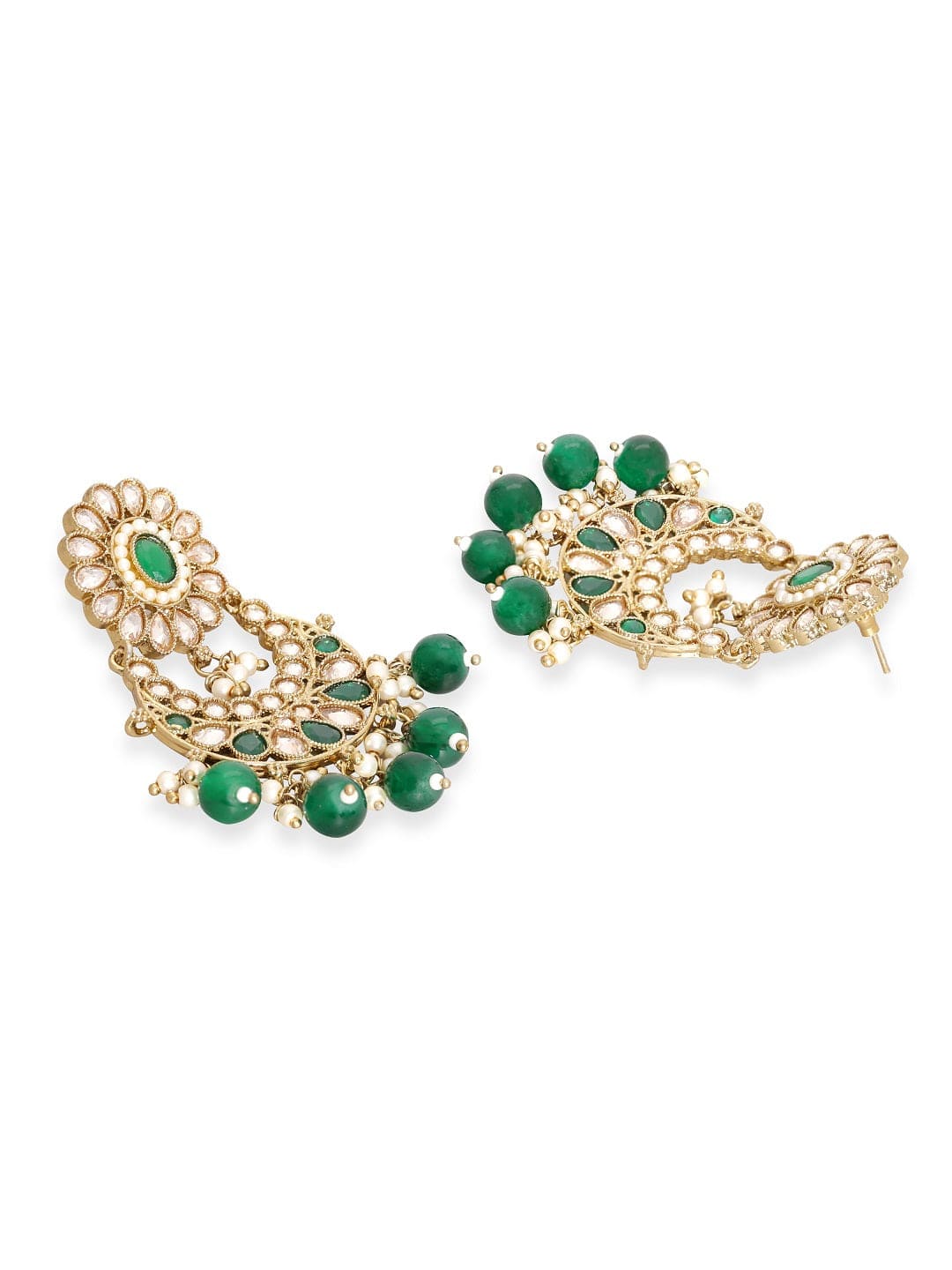 Royal Pearls Green Choker Set