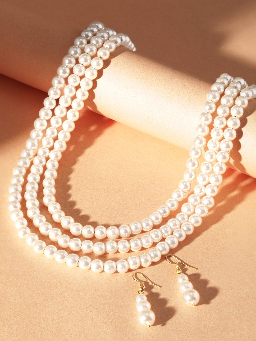 Pure Ivory Pearl Choker Set