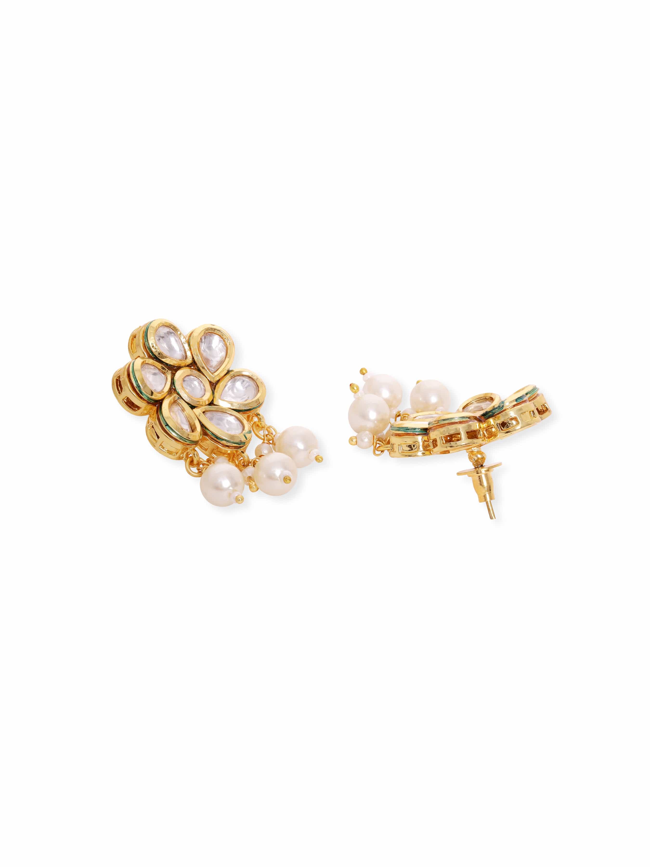 Floral Affair Kundan Necklace Set