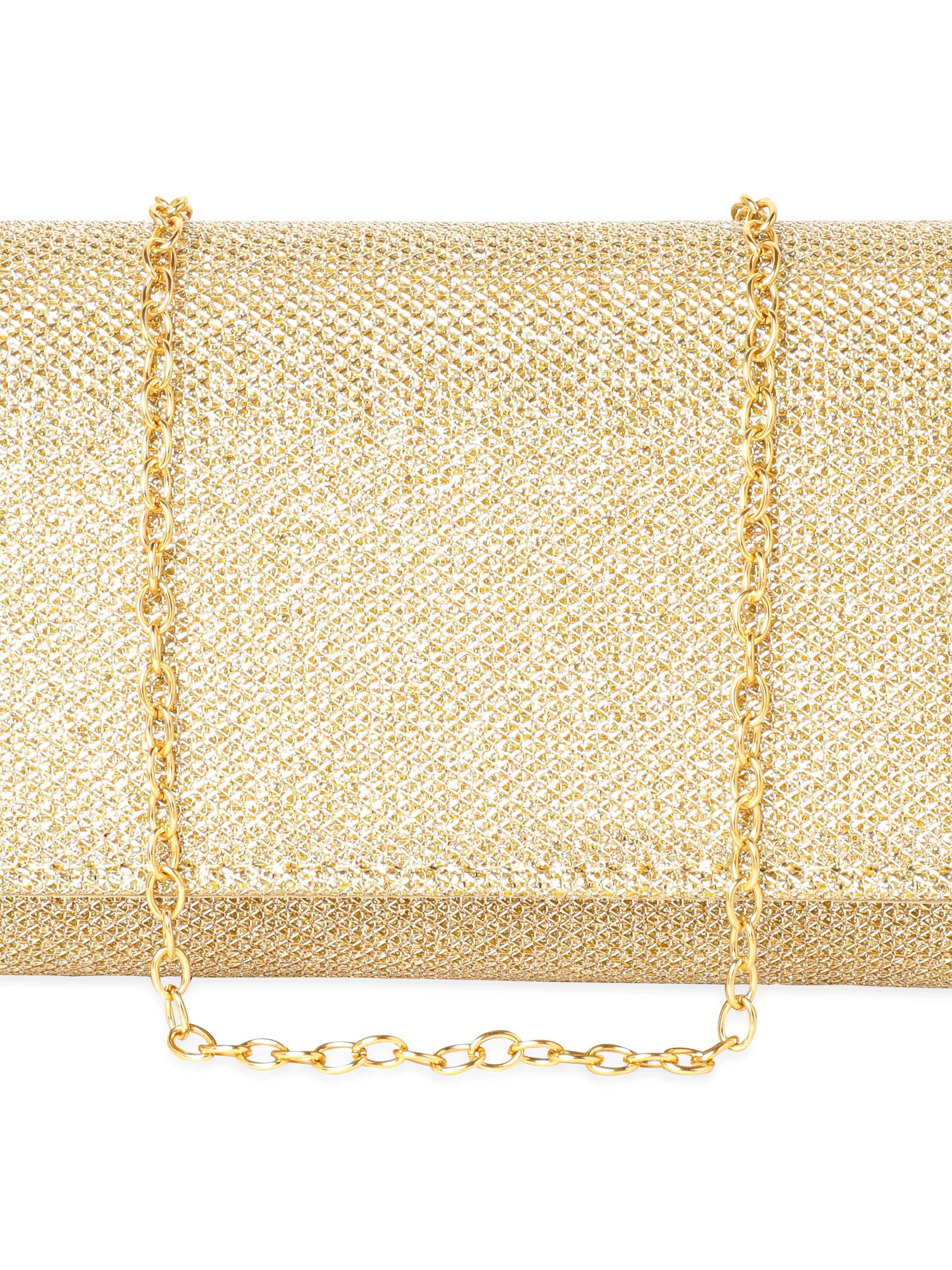 Wentra Enchanting Luminescence Handcrafted Shimmery Clutch Bag