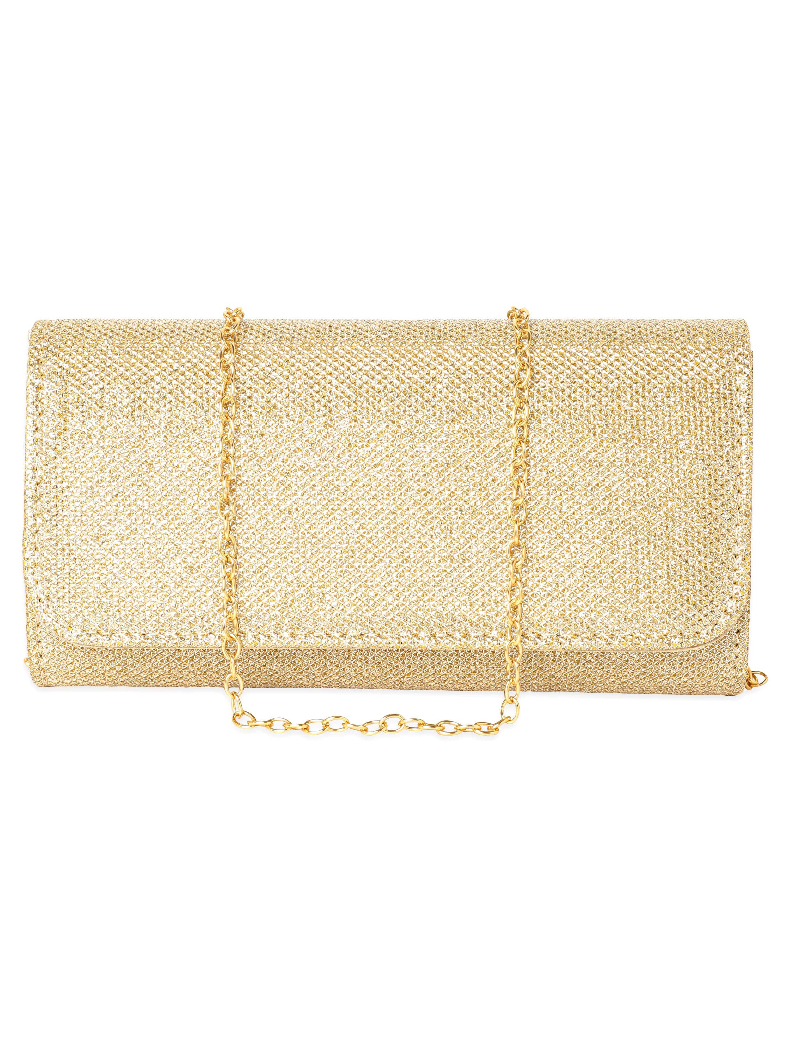 Wentra Enchanting Luminescence Handcrafted Shimmery Clutch Bag
