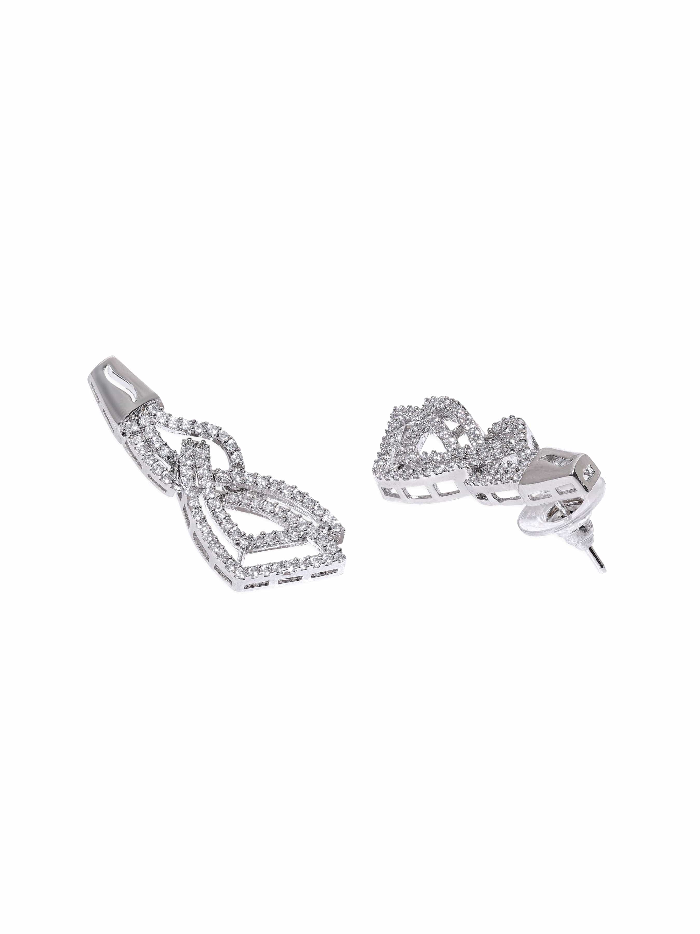 American Diamond Zirconia Necklace Set